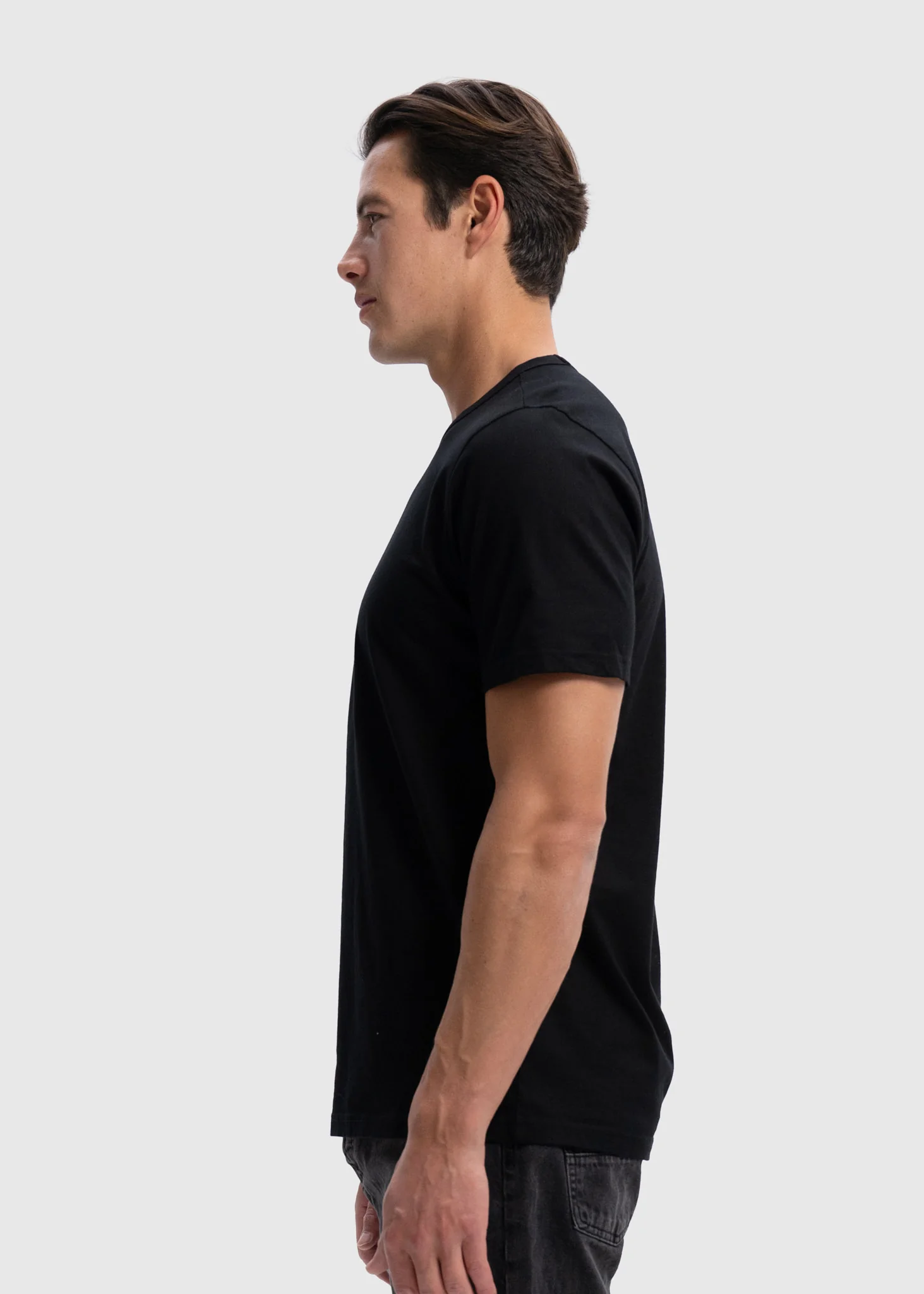 Light Regular Premium Tee - Black - Image 3