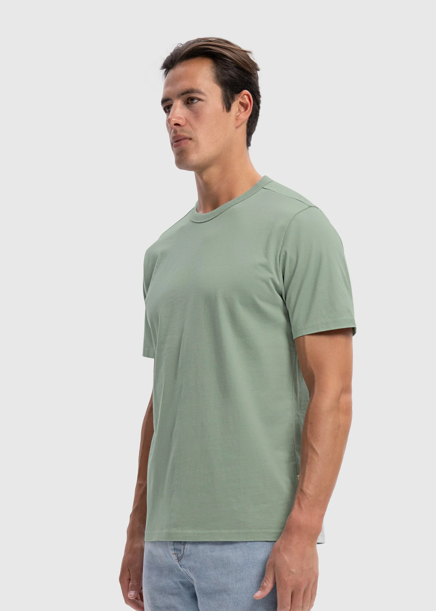 Light Regular Premium Tee - Sage Green - Image 2