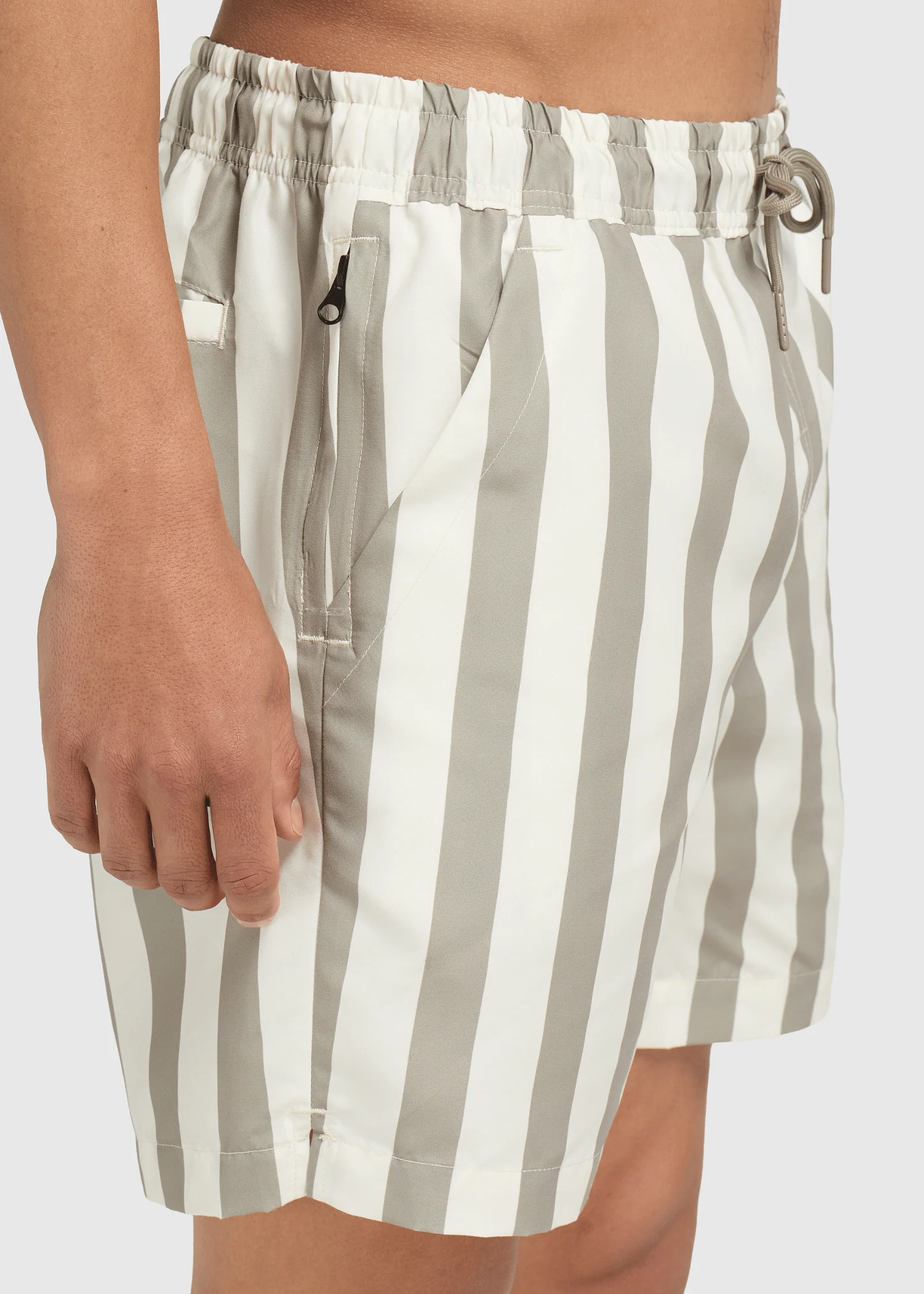 Stripe Swim Short - Light Green - Image 5