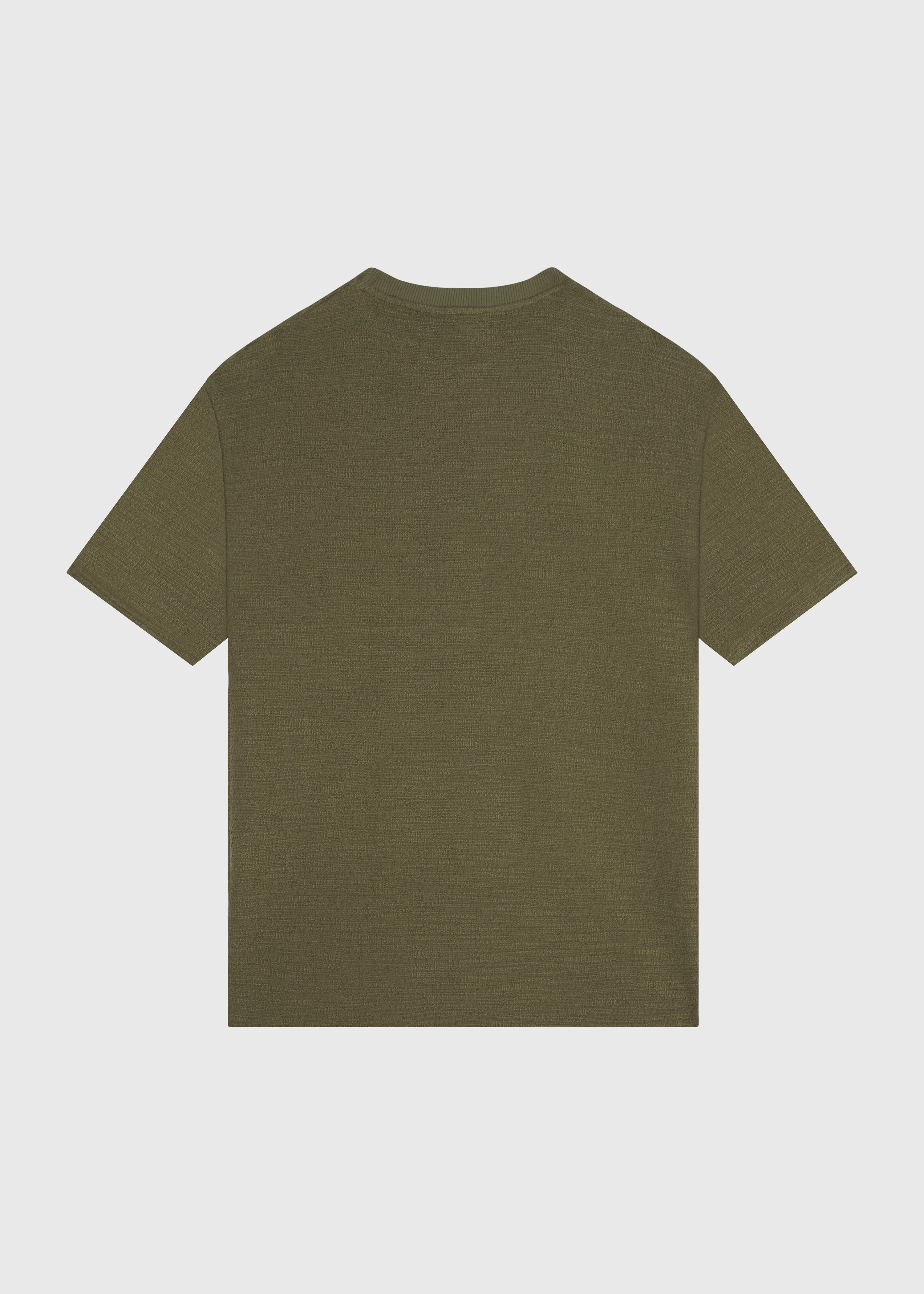 Boucle Tee - Olive Green - Image 4