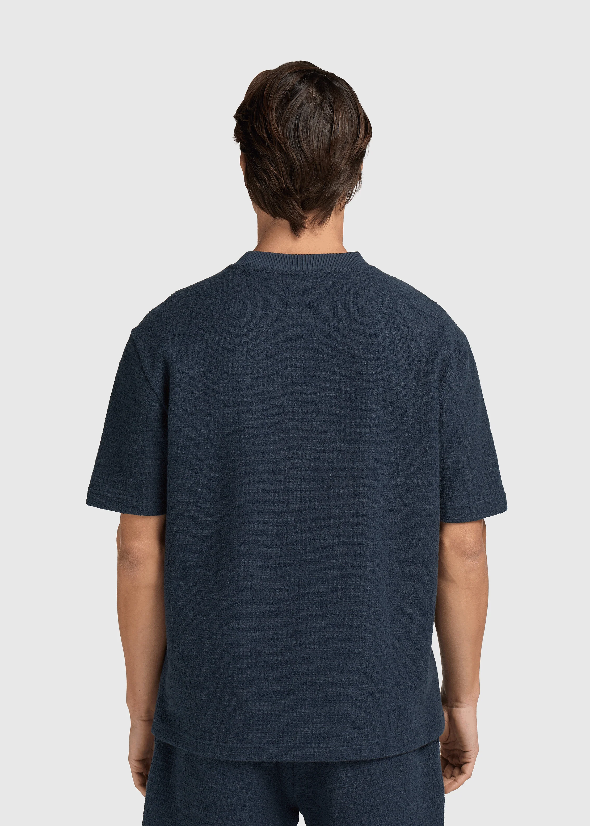 Bouclé Tee - Ombre Blue - Image 2