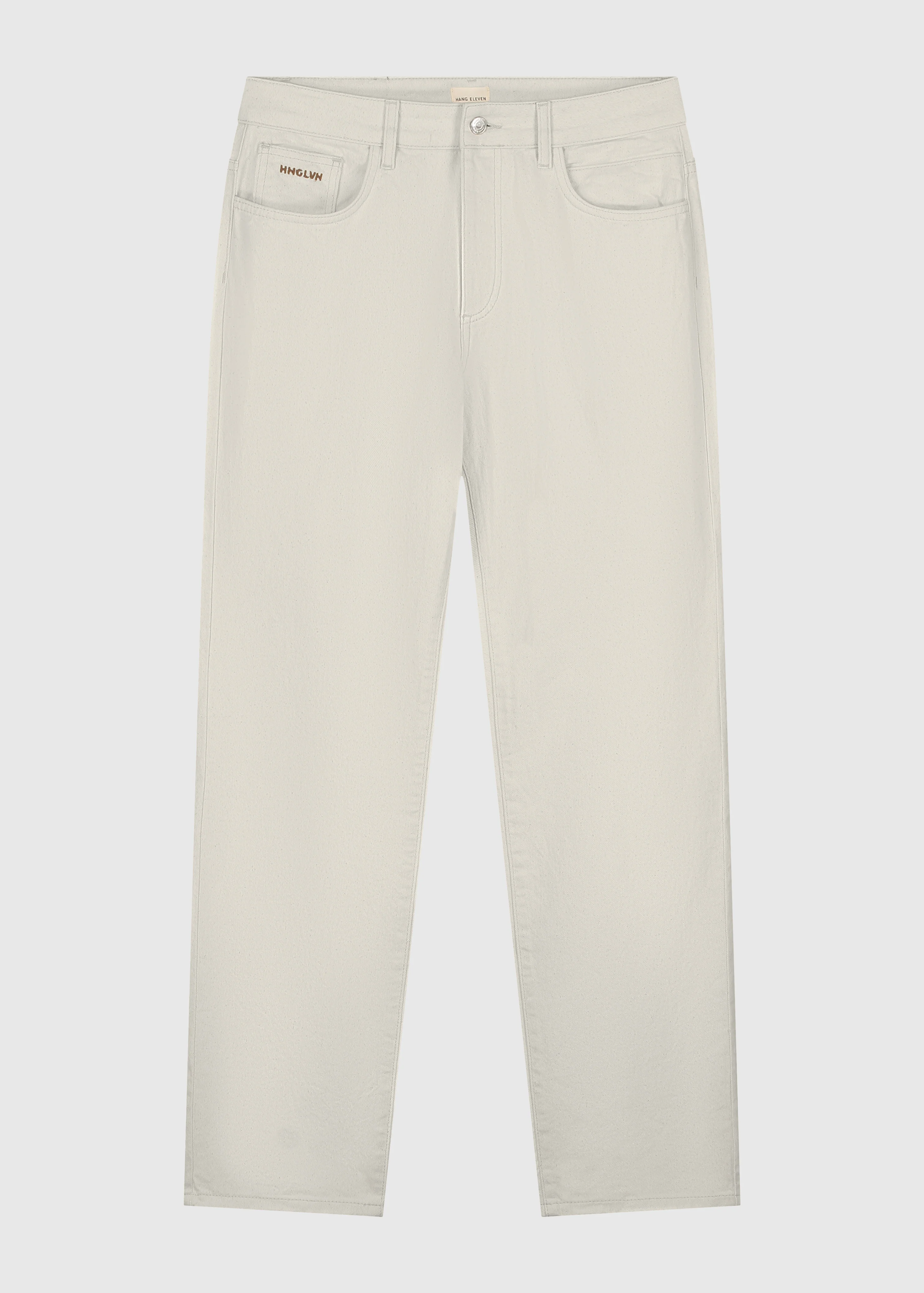 The Premium Straight Jeans - Light Sand - Image 4