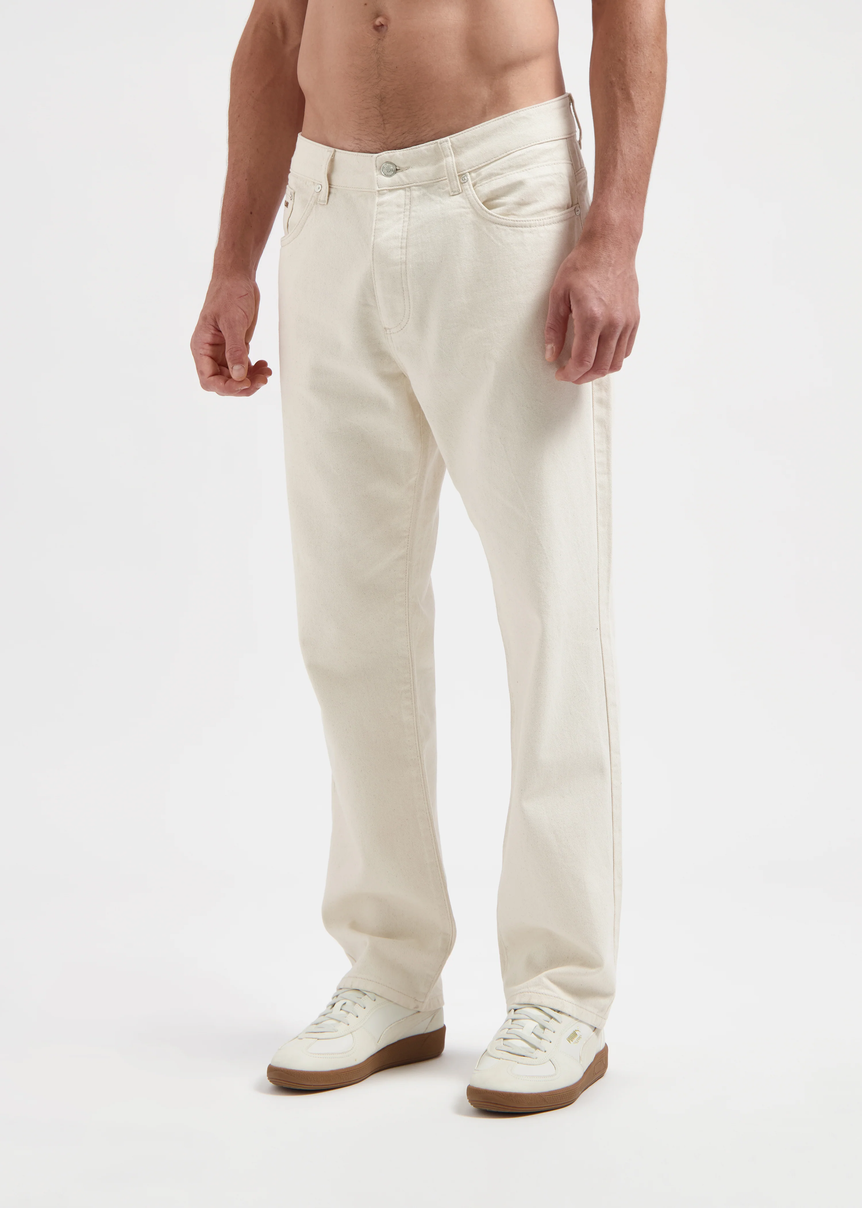 The Premium Straight Jeans - Light Sand - Image 7