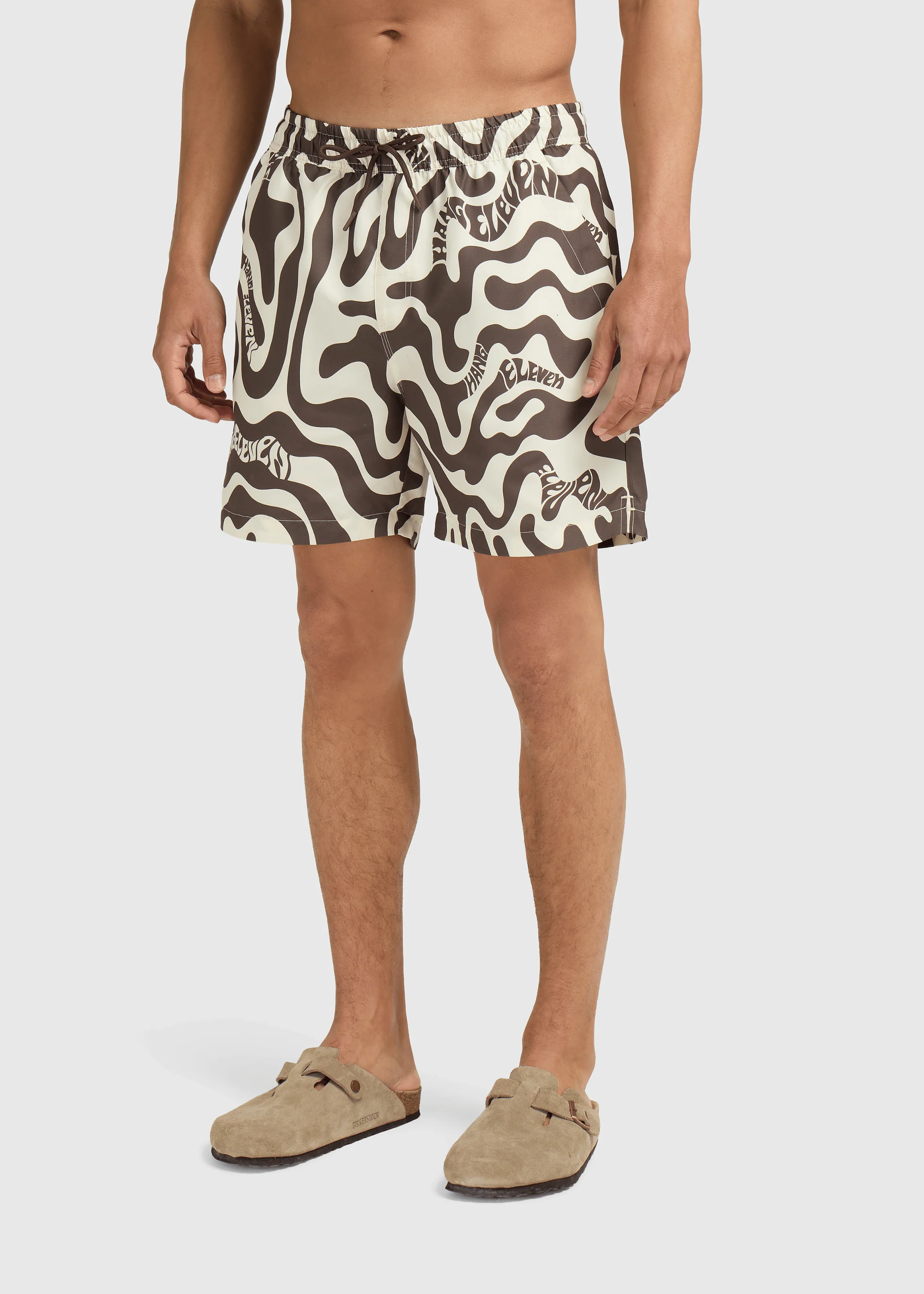 Camo Swim Short- Brown - Image 2