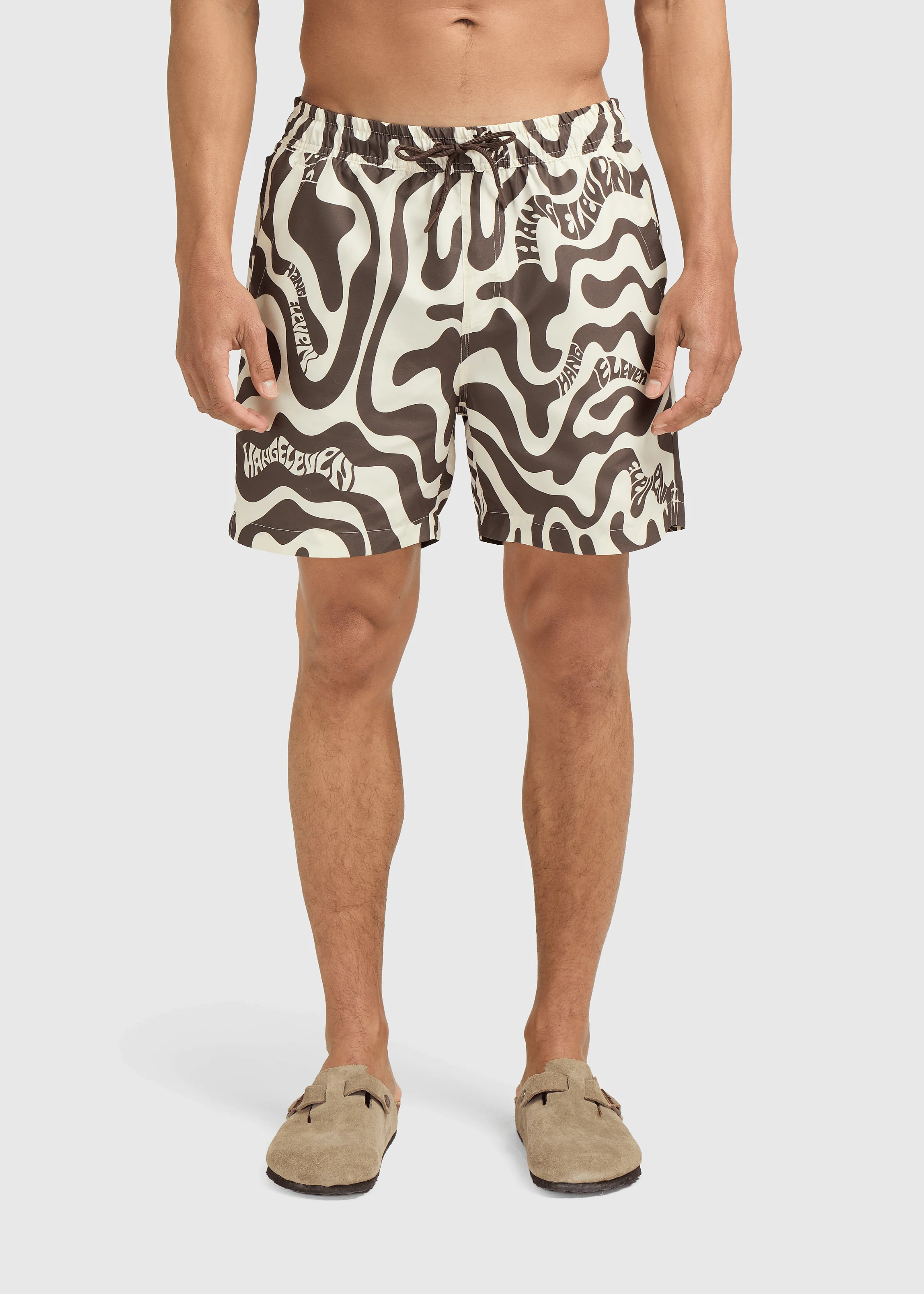 Camo Swim Short- Brown - Image 7