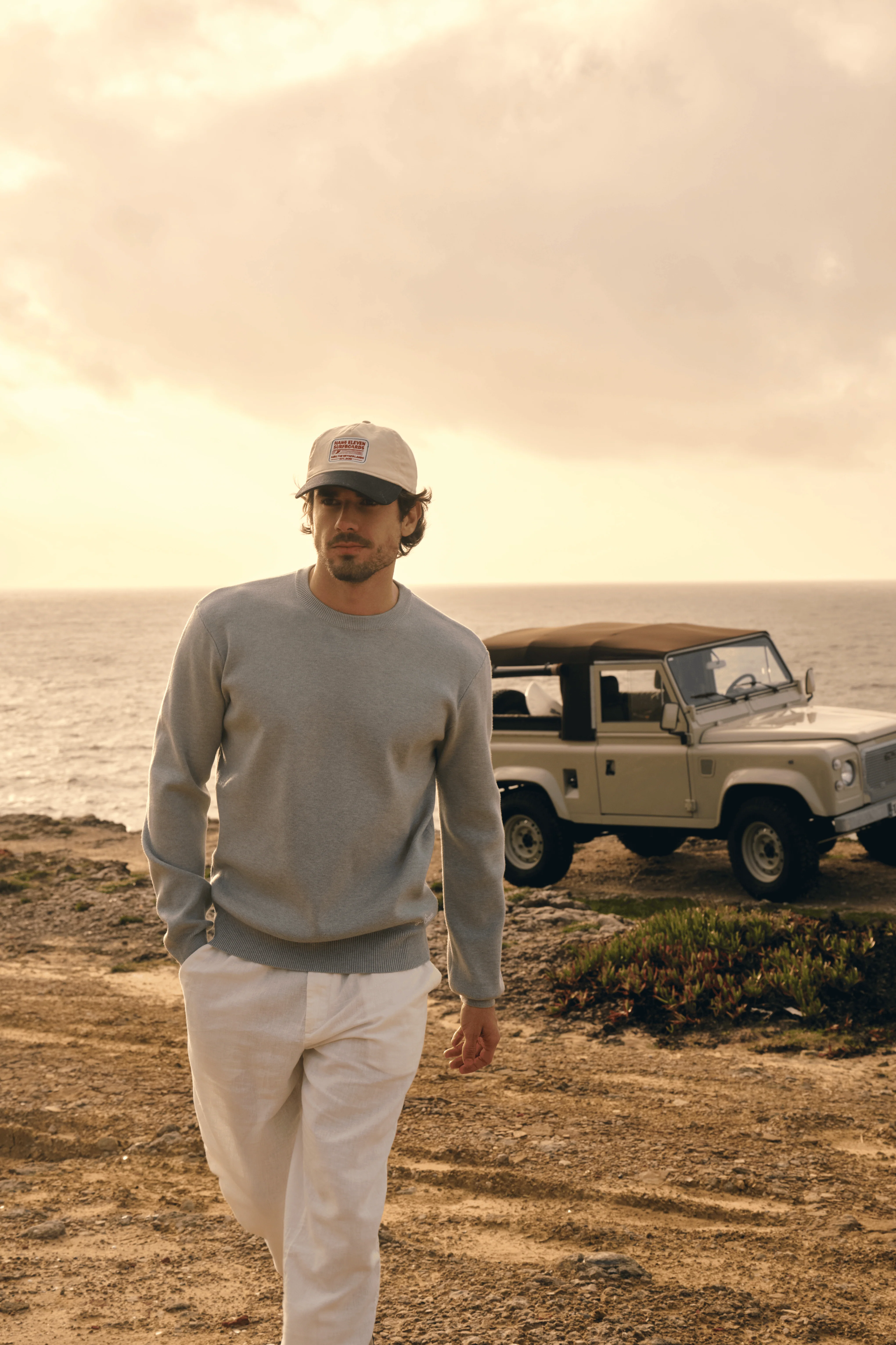 Compact Knit Crewneck - Grey Melee - Image 7