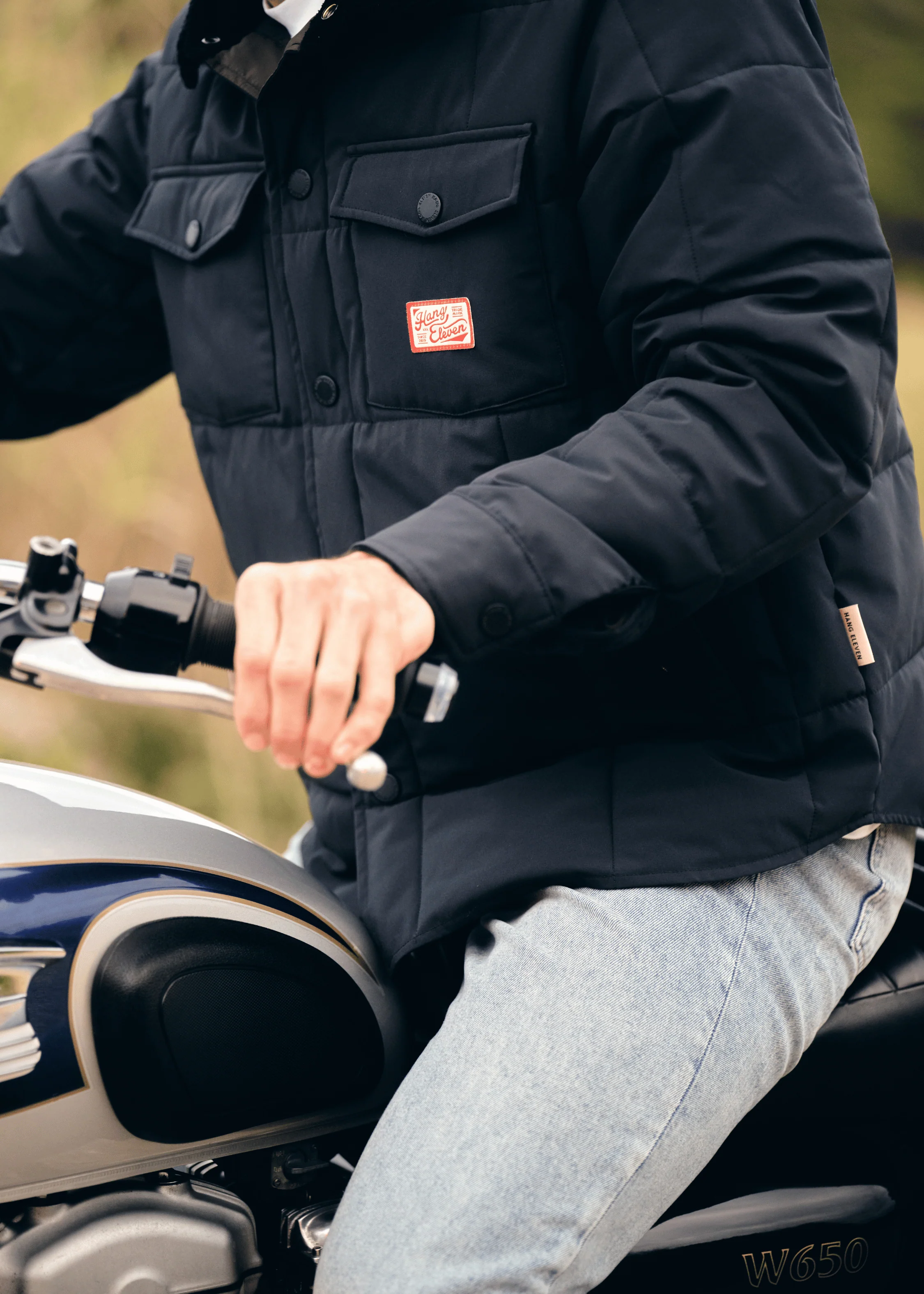 Padded Coach Jacket - Midnight Black - Image 4