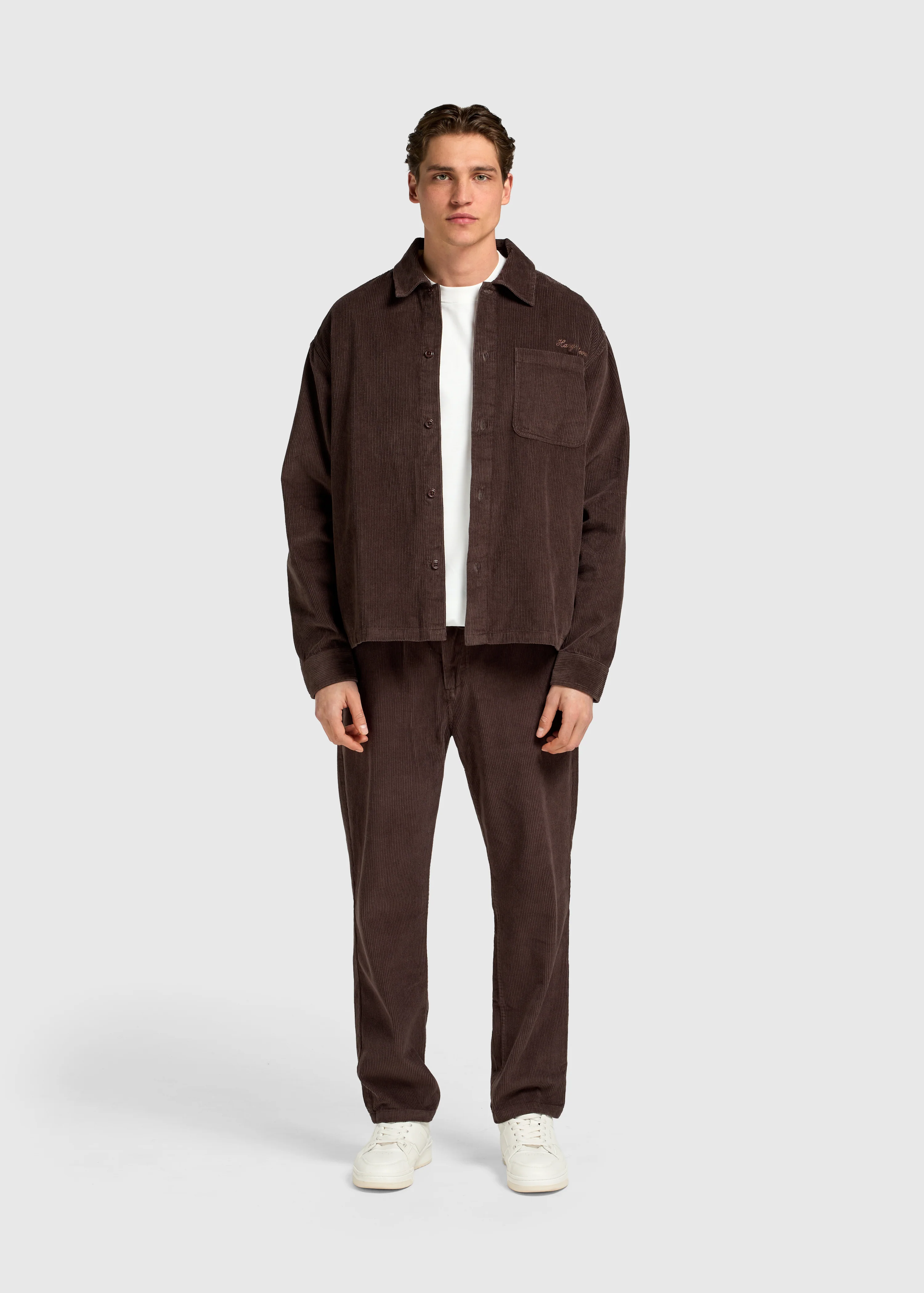 The Corduroy Overshirt - Brown - Image 4