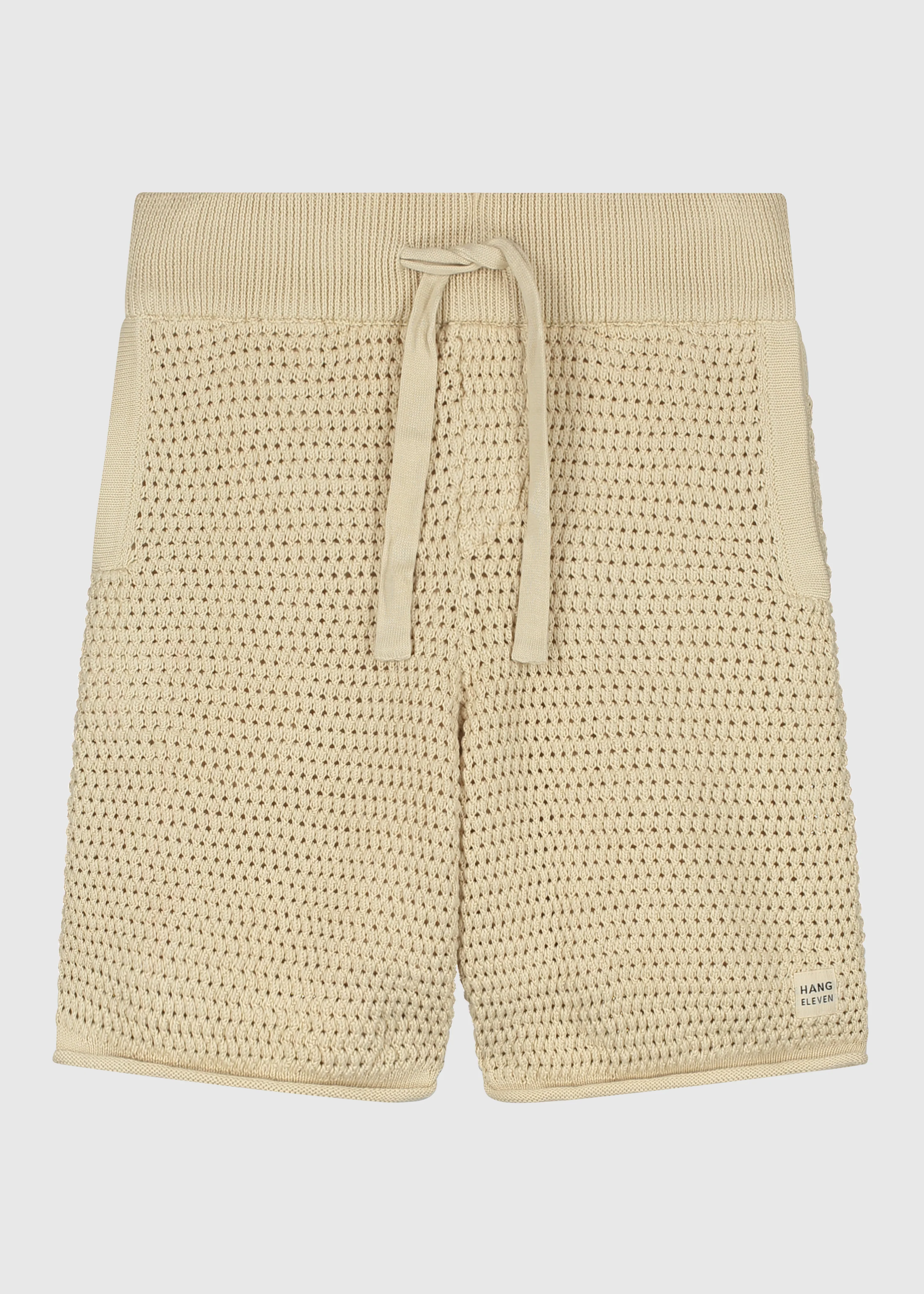 Crochet Knitted Short - Sand - Image 3