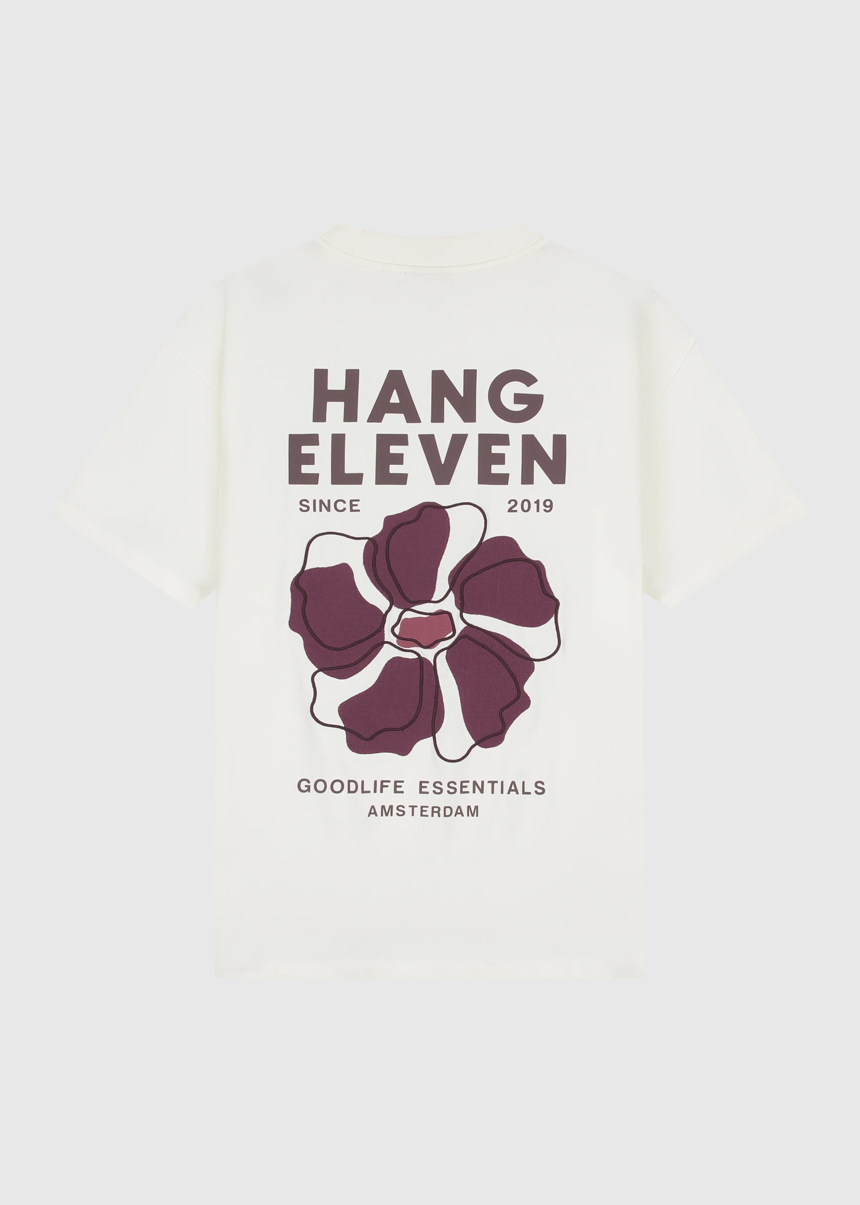 Floral Tee - White Sand - Image 4