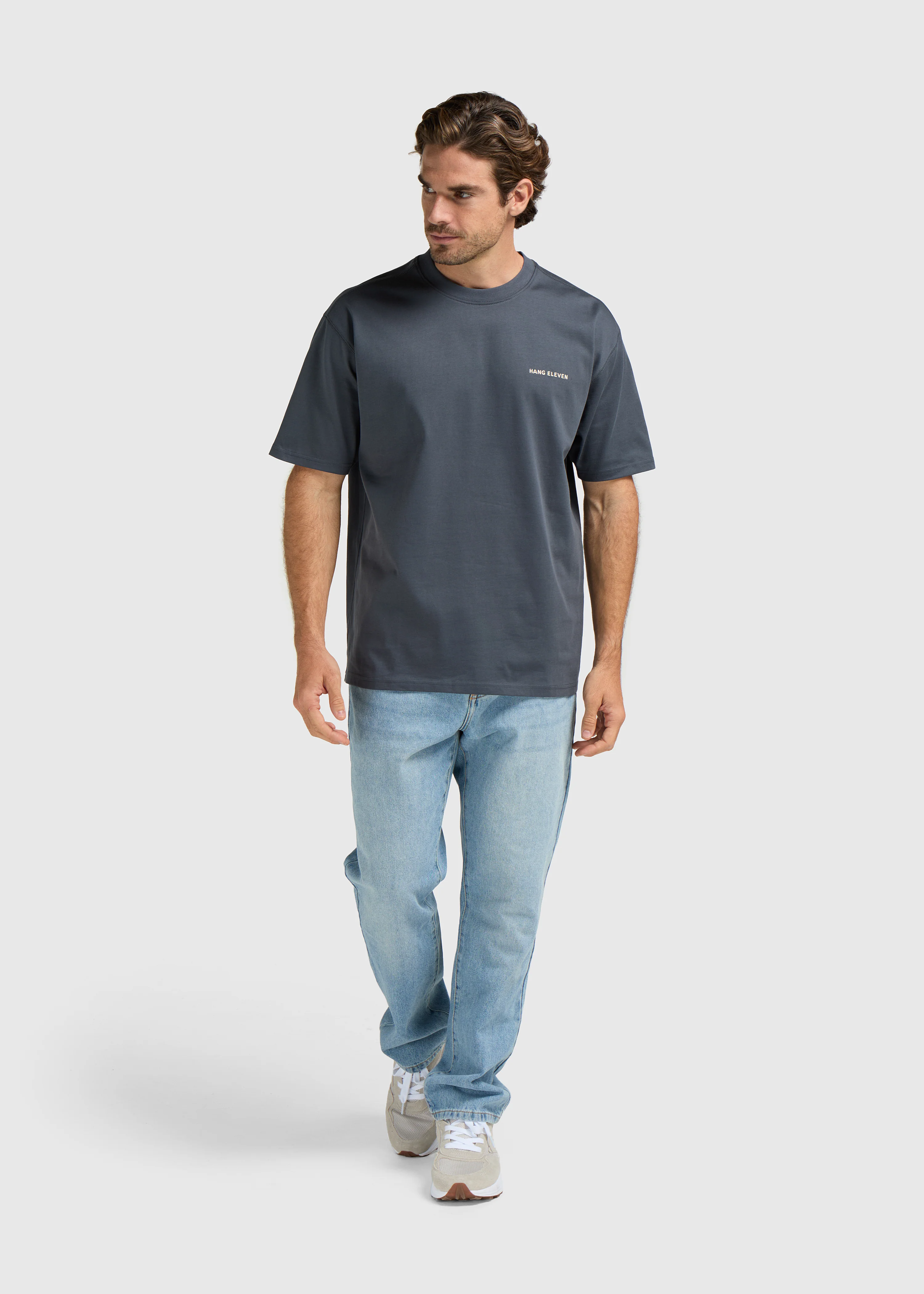 Floral Tee - Ombre Blue - Image 3