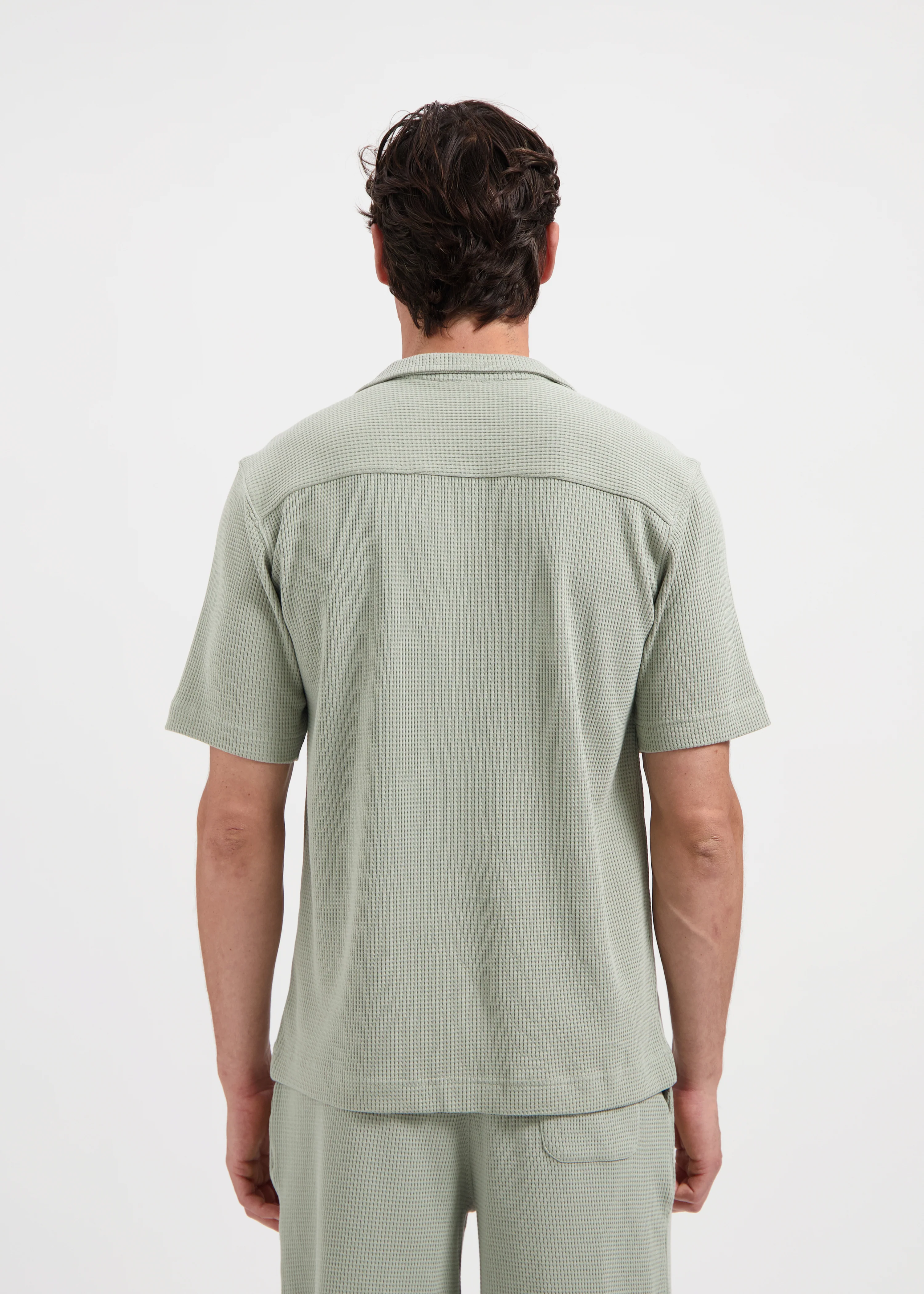 Waffle Shirt - Sage Green - Image 2