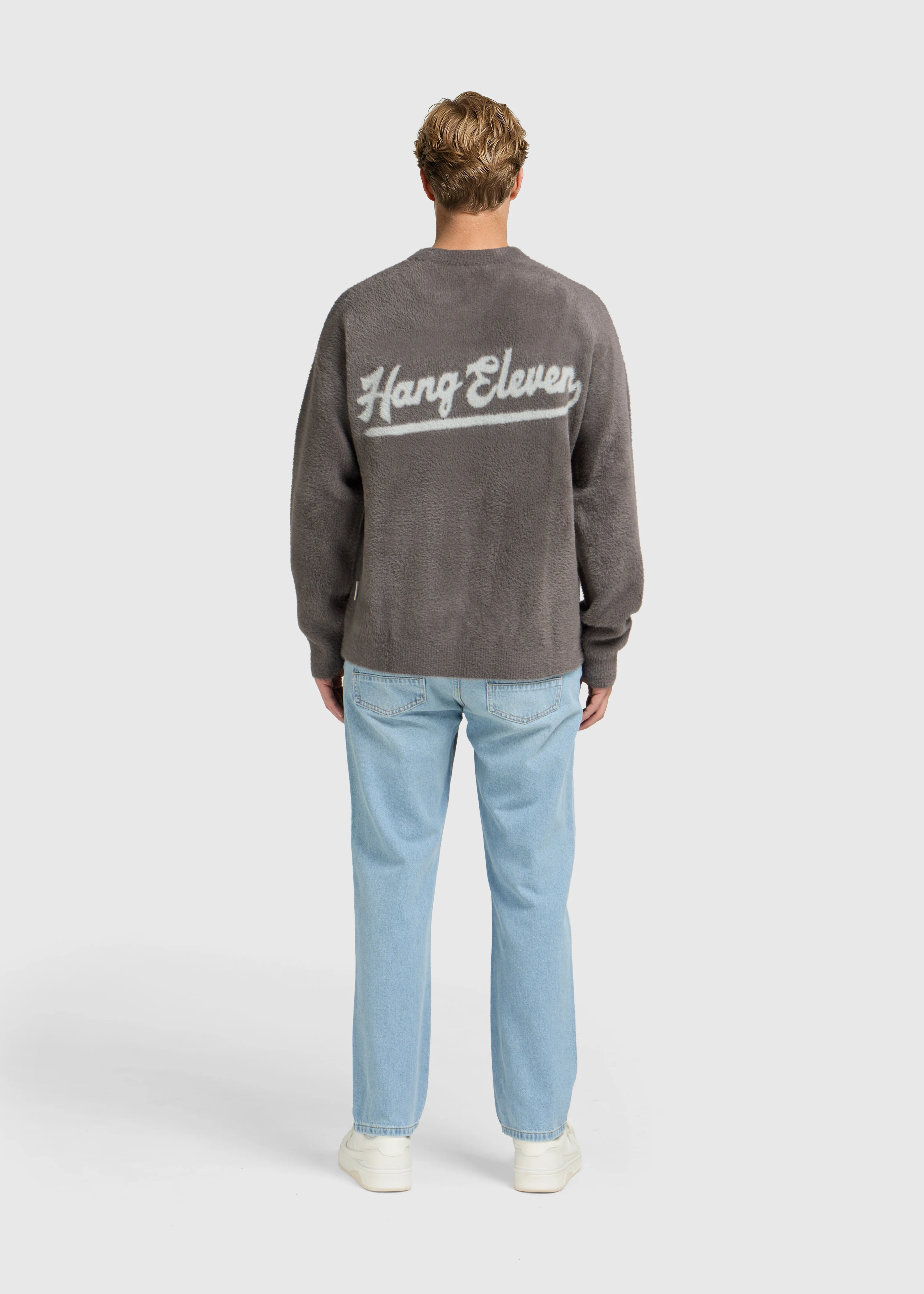 Hairy Brand Crewneck - Anthracite - Image 5
