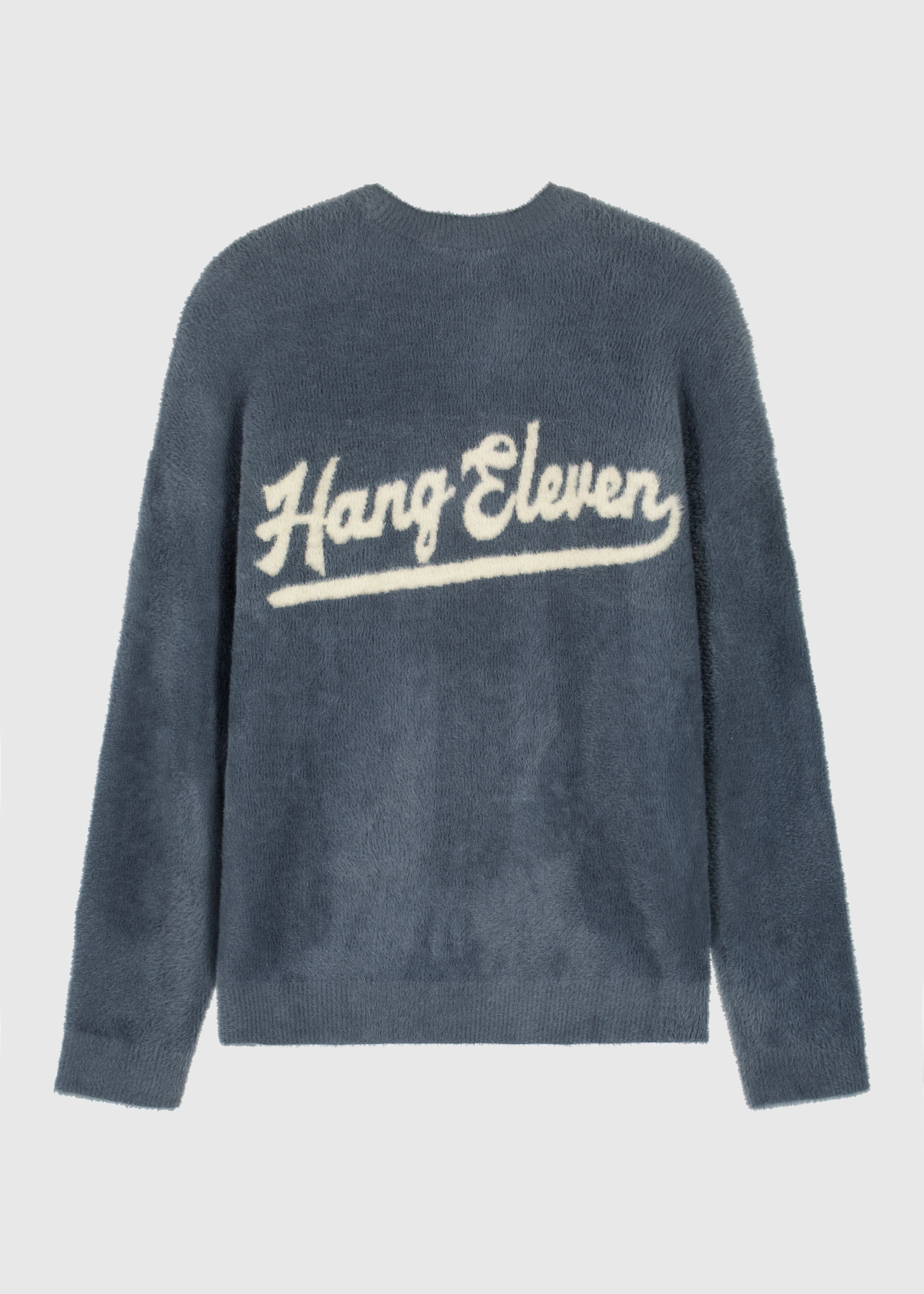 Hairy Brand Crewneck - Ombre Blue - Image 3