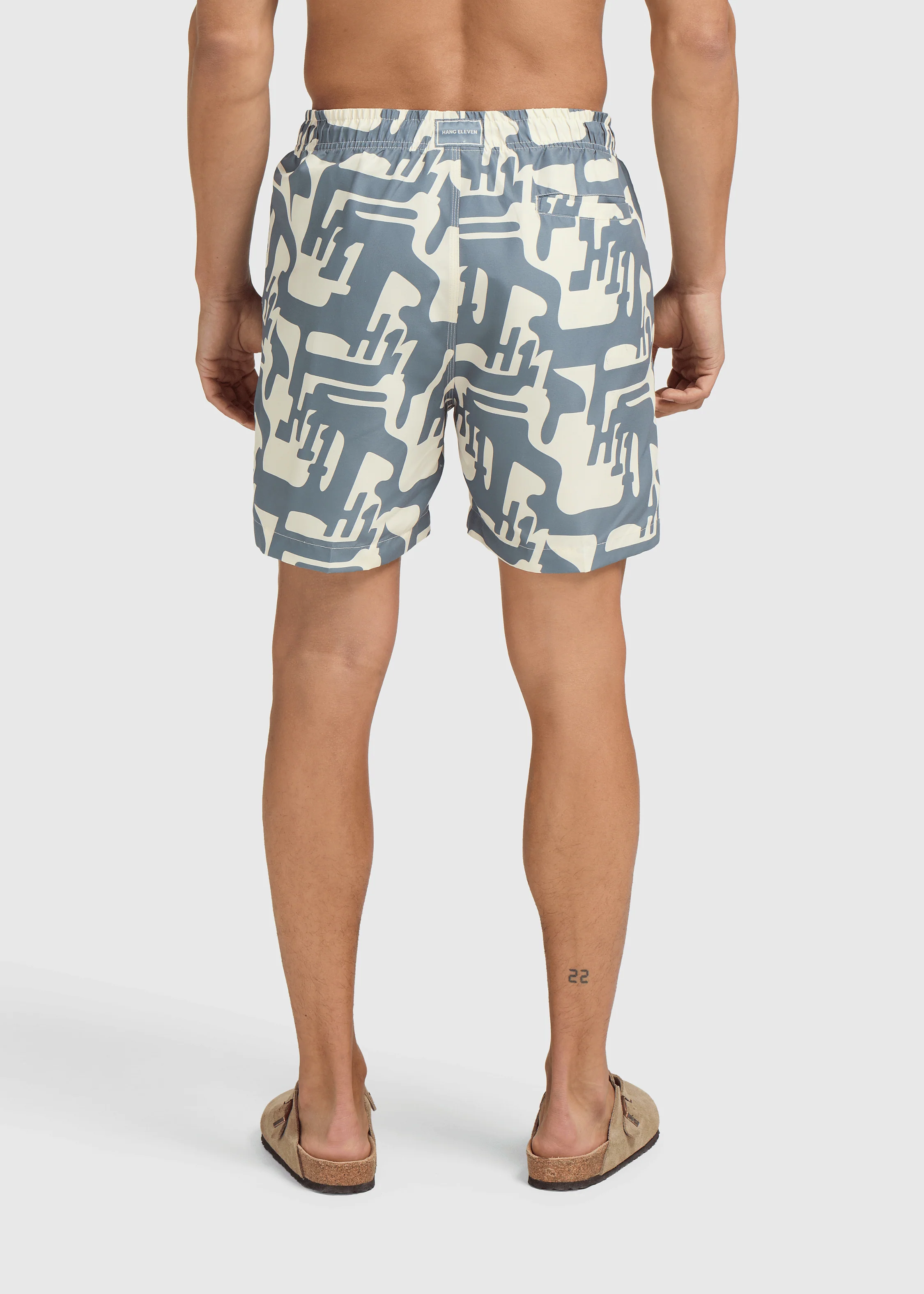 H11 Swim short - Washed Stone Grey - Image 6
