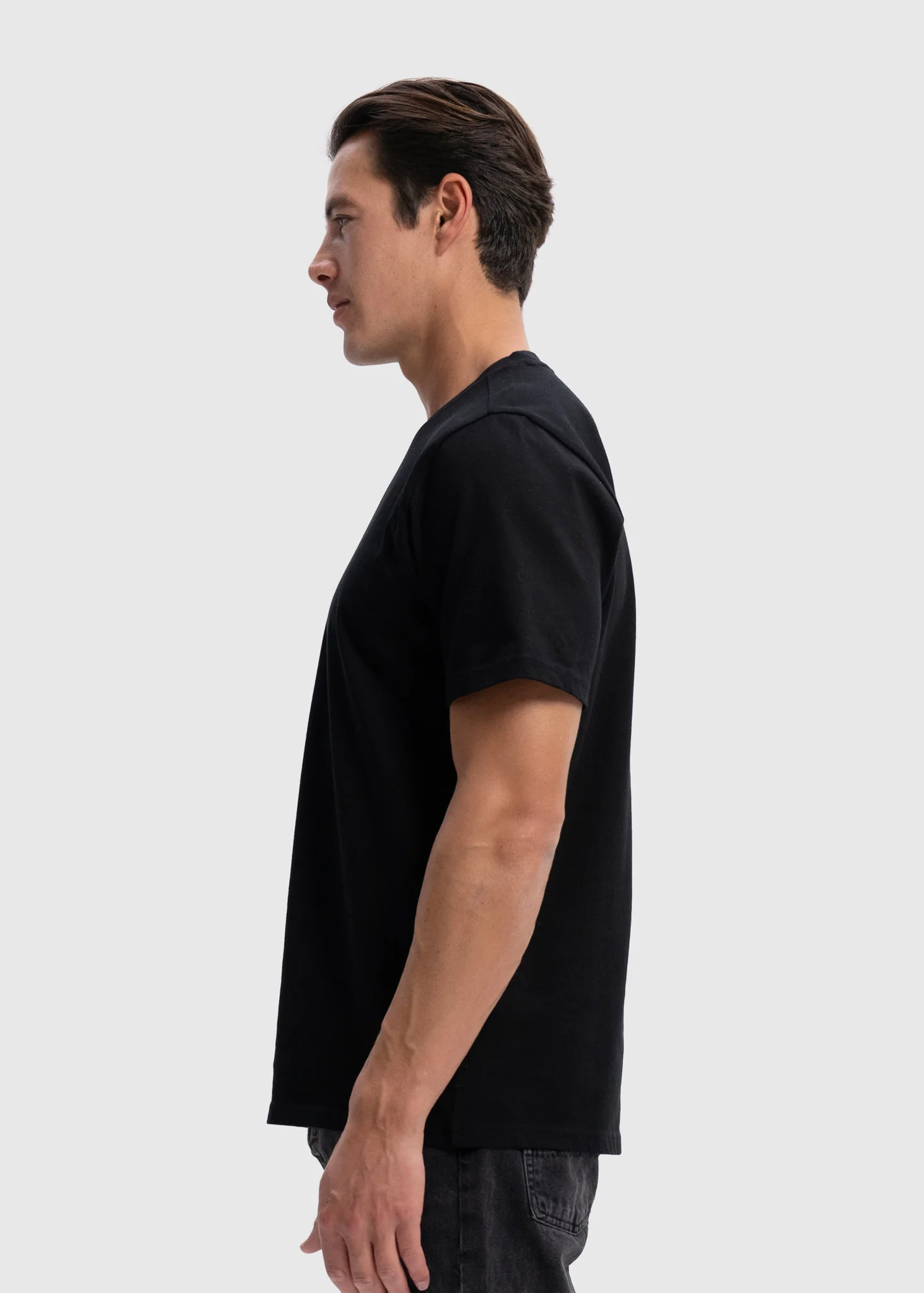Heavy Regular Premium Tee - Black - Image 3