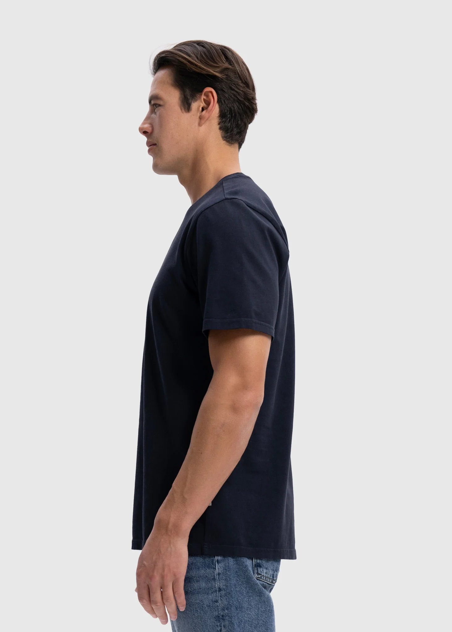 Heavy Regular Premium Tee - Navy Blue - Image 3