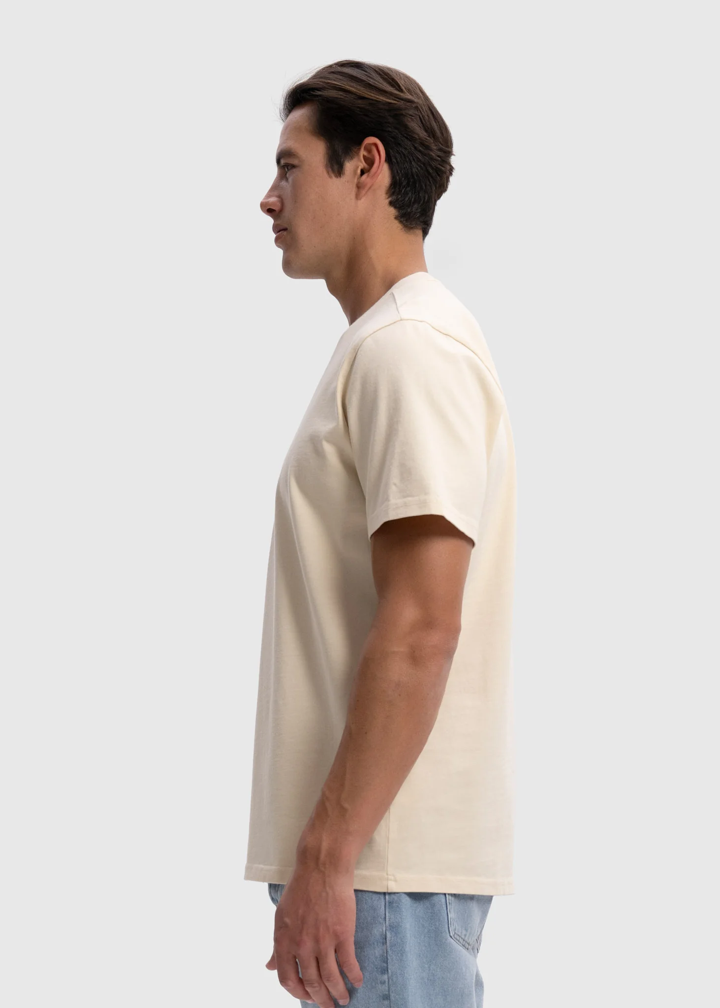 Heavy Regular Premium Tee - Sand - Image 3