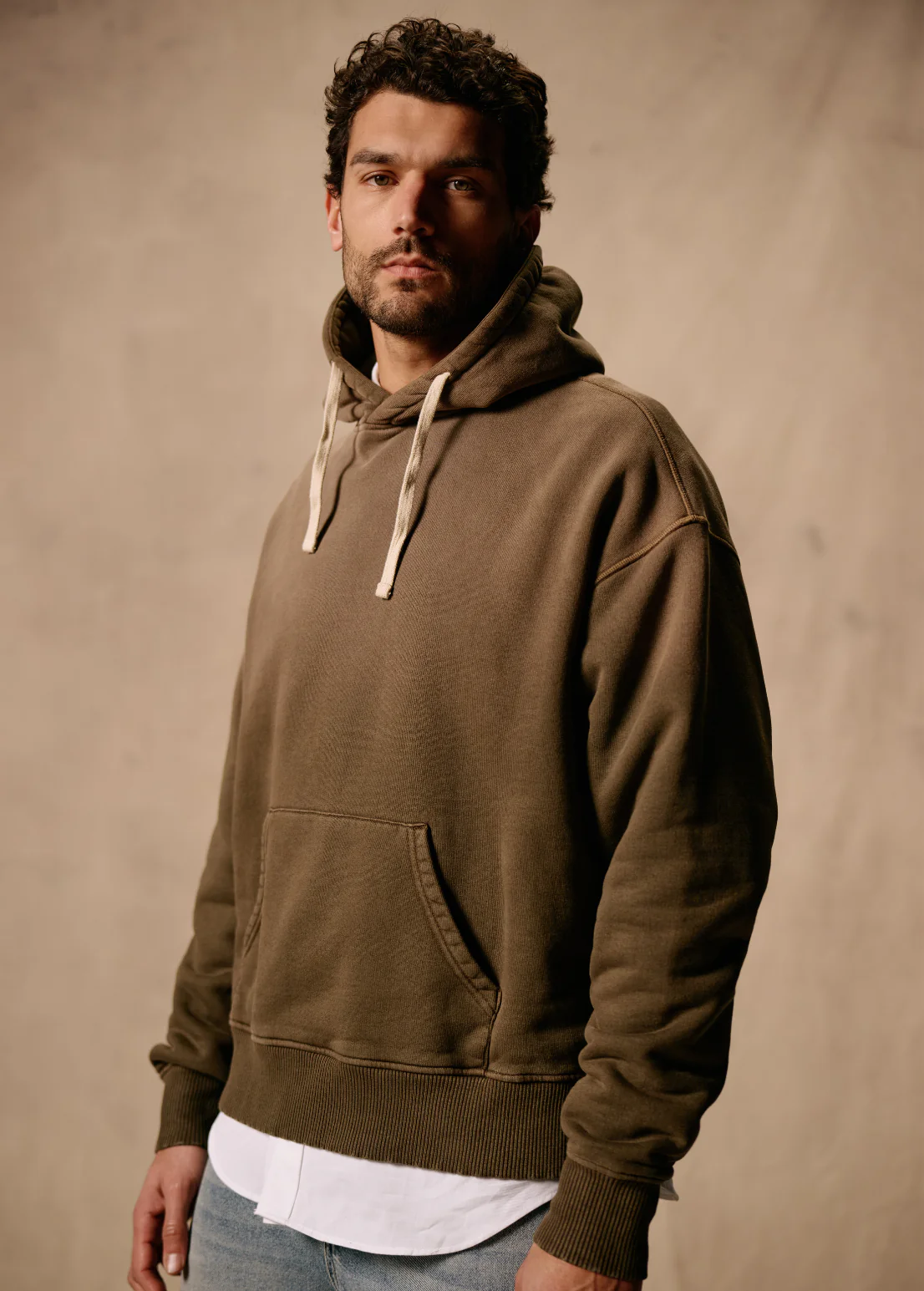 Heavy Gradient Hoodie - Brown - Image 6