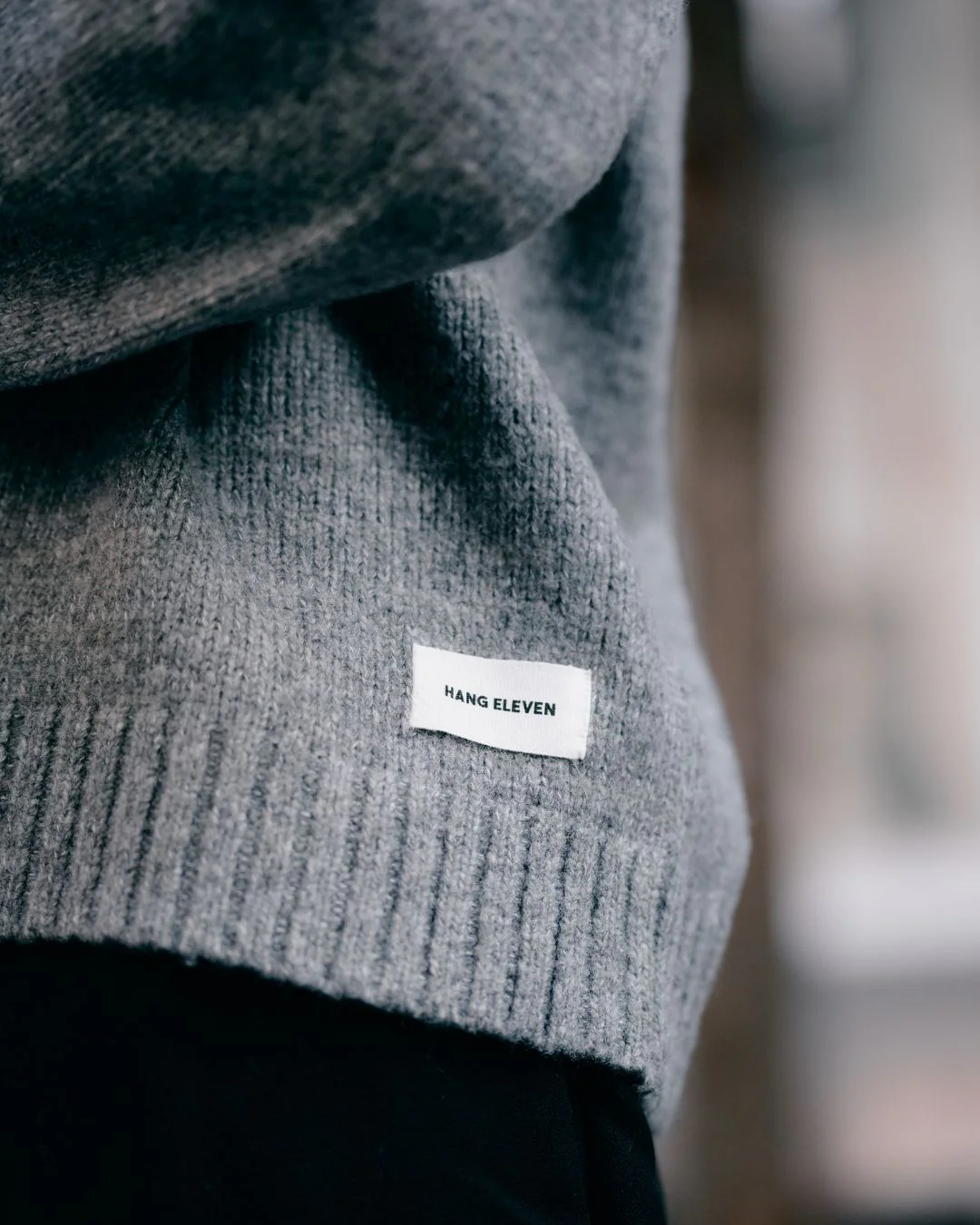 Heavy Knit Crewneck - Grey Melee - Image 2