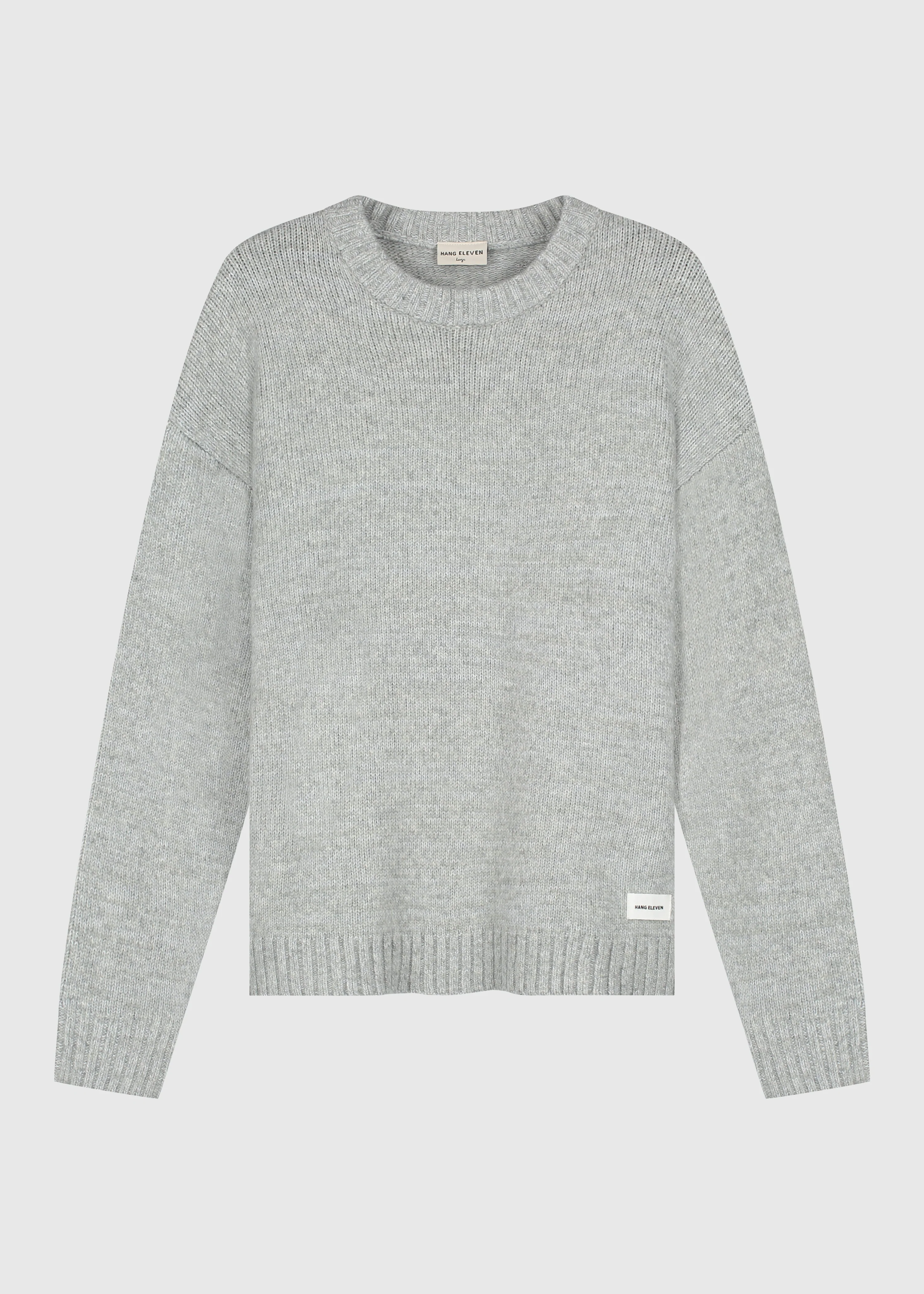 Heavy Knit Crewneck - Grey Melee - Image 5