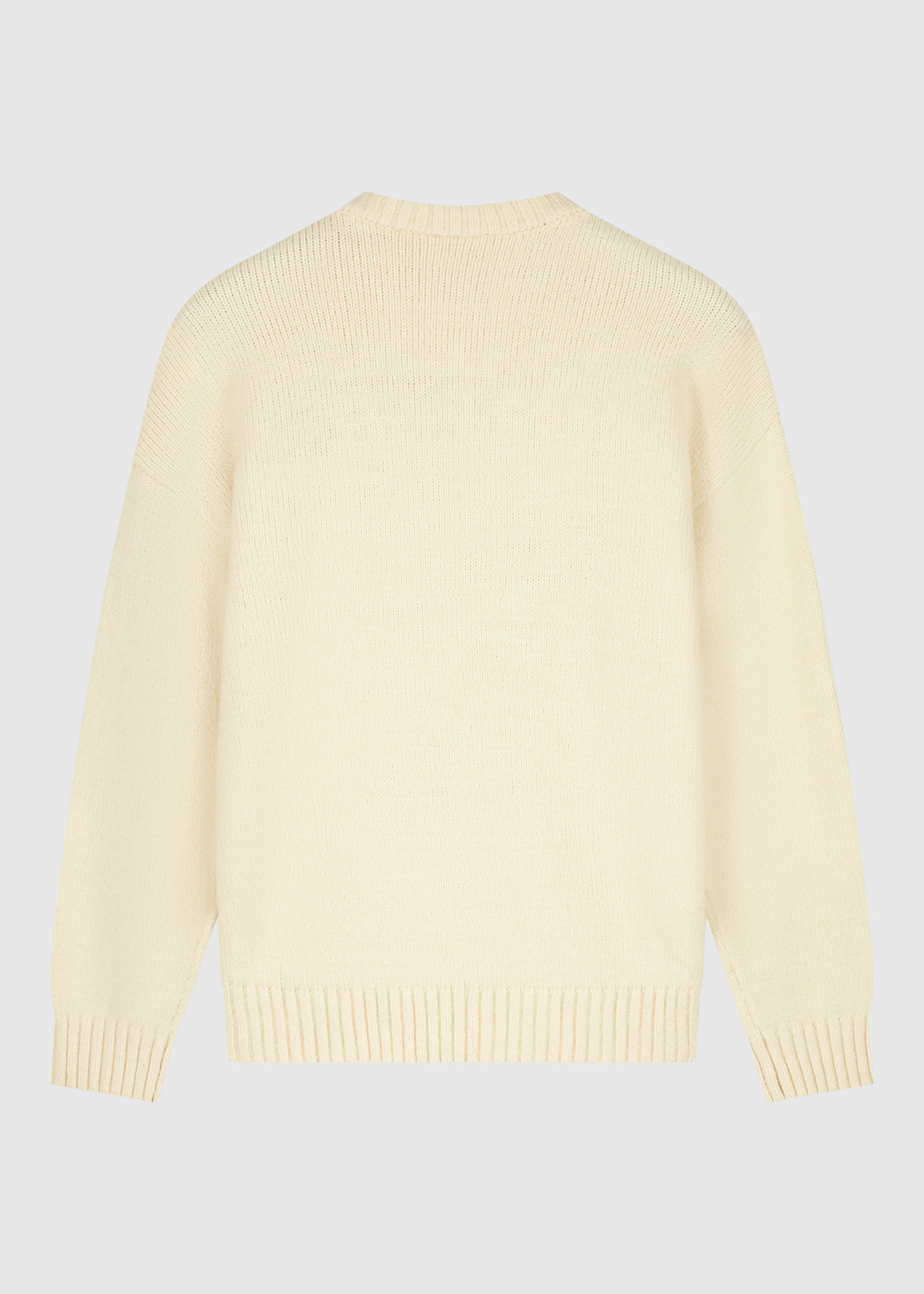 Heavy Knit Crewneck - Light Sand - Image 4