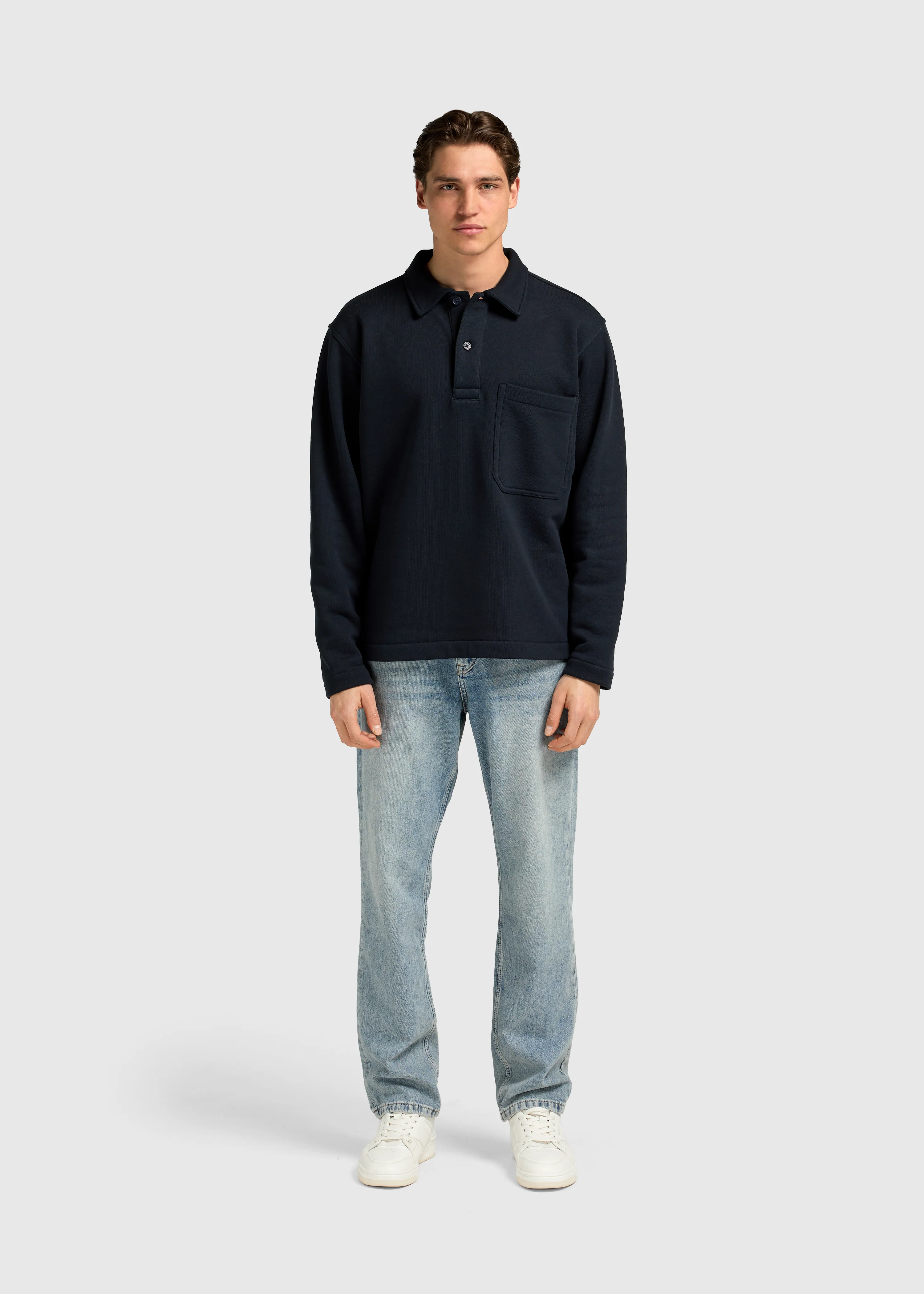 Rugby Pocket Polo - Navy Blue - Image 2