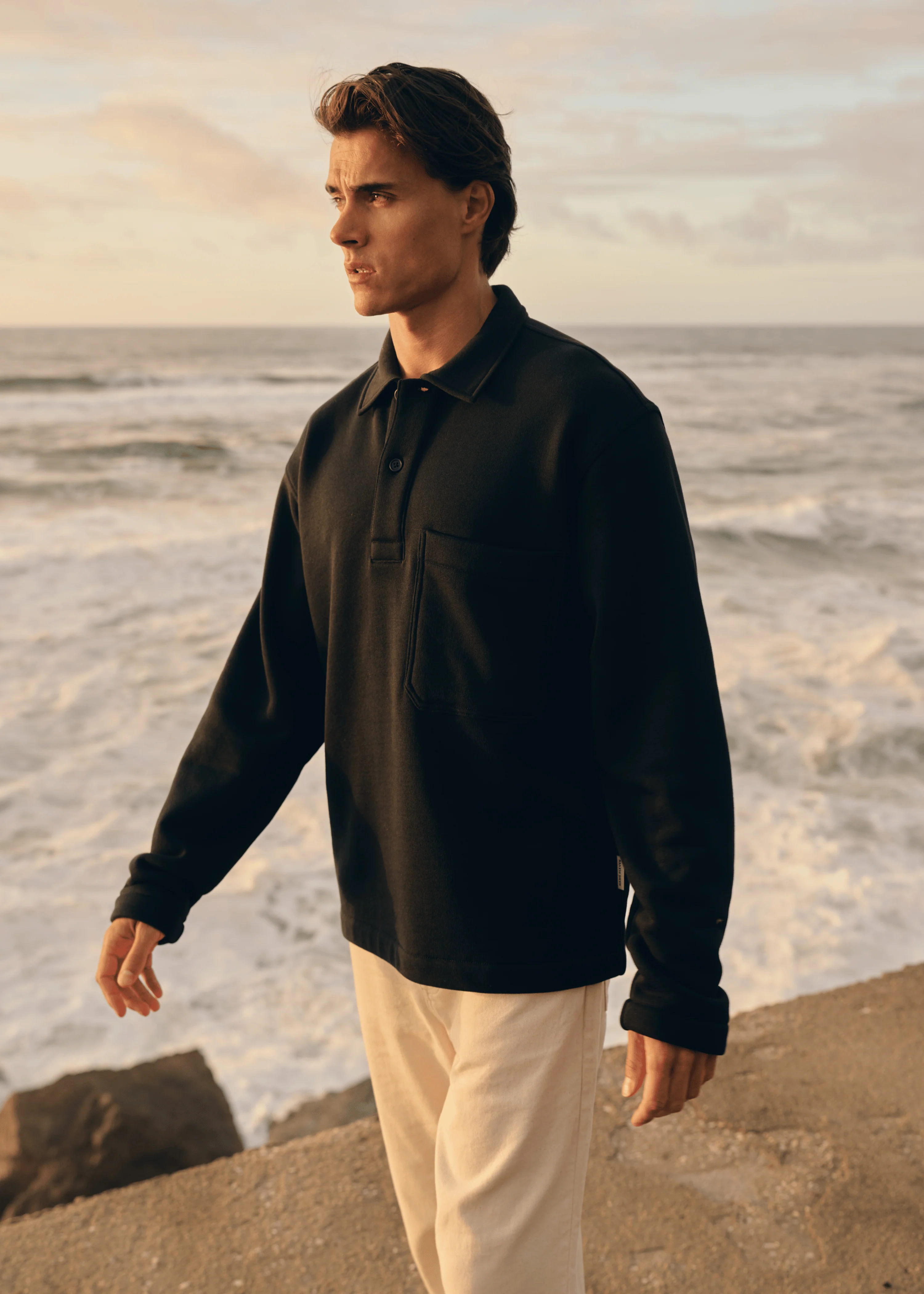 Rugby Pocket Polo - Navy Blue - Image 7