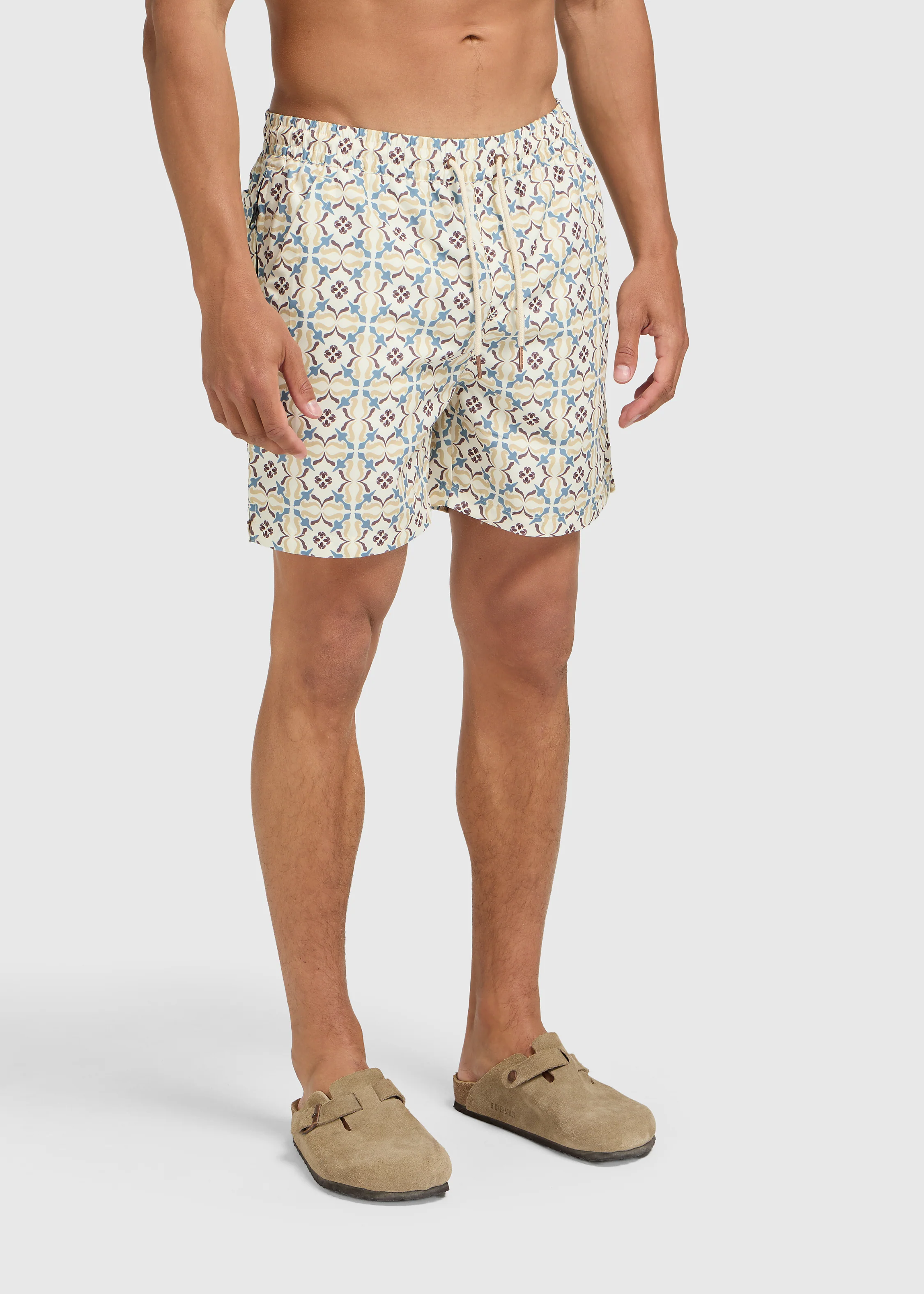 House Of Tiles Swim Short - Sand - Image 3