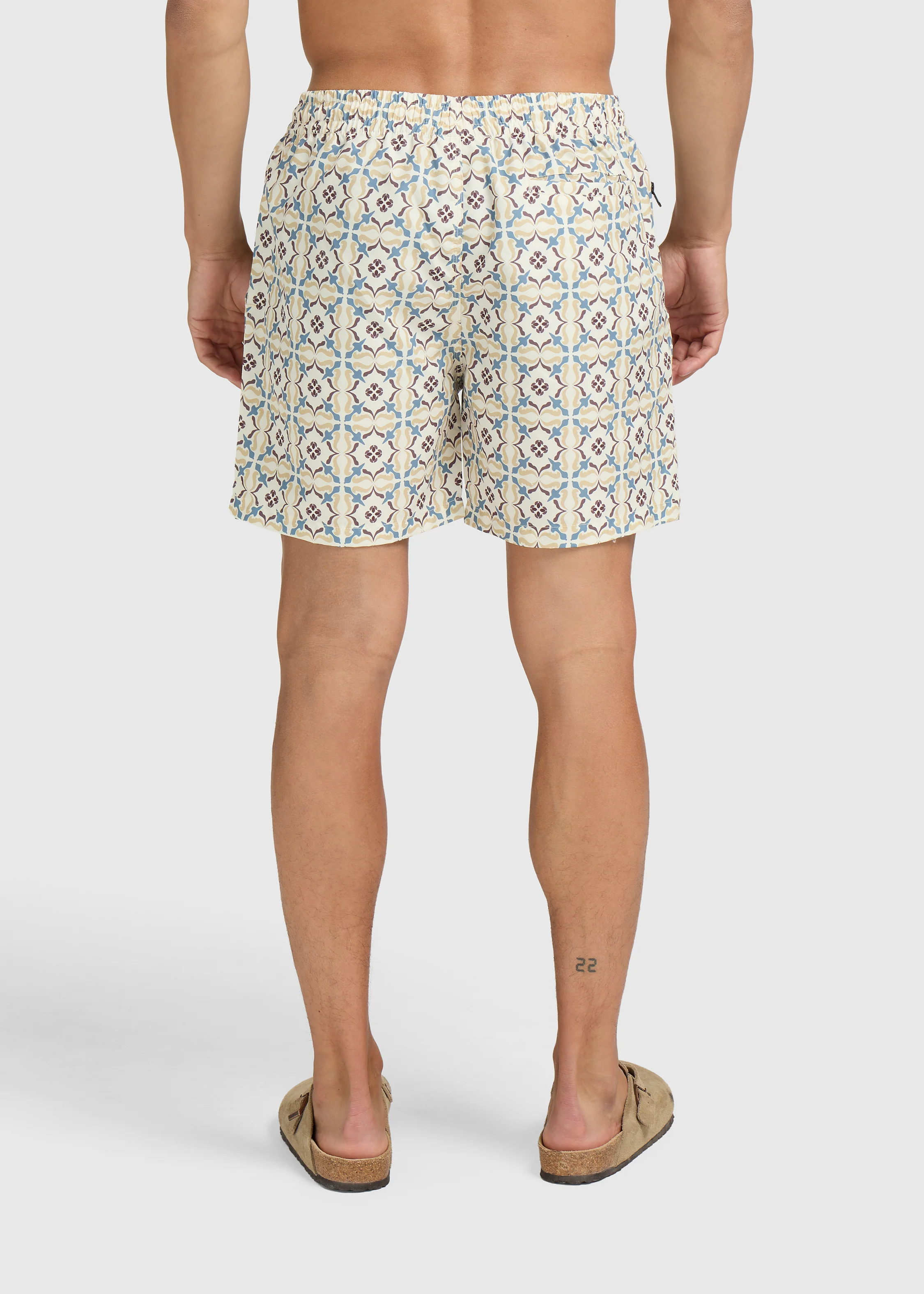 House Of Tiles Swim Short - Sand - Image 6