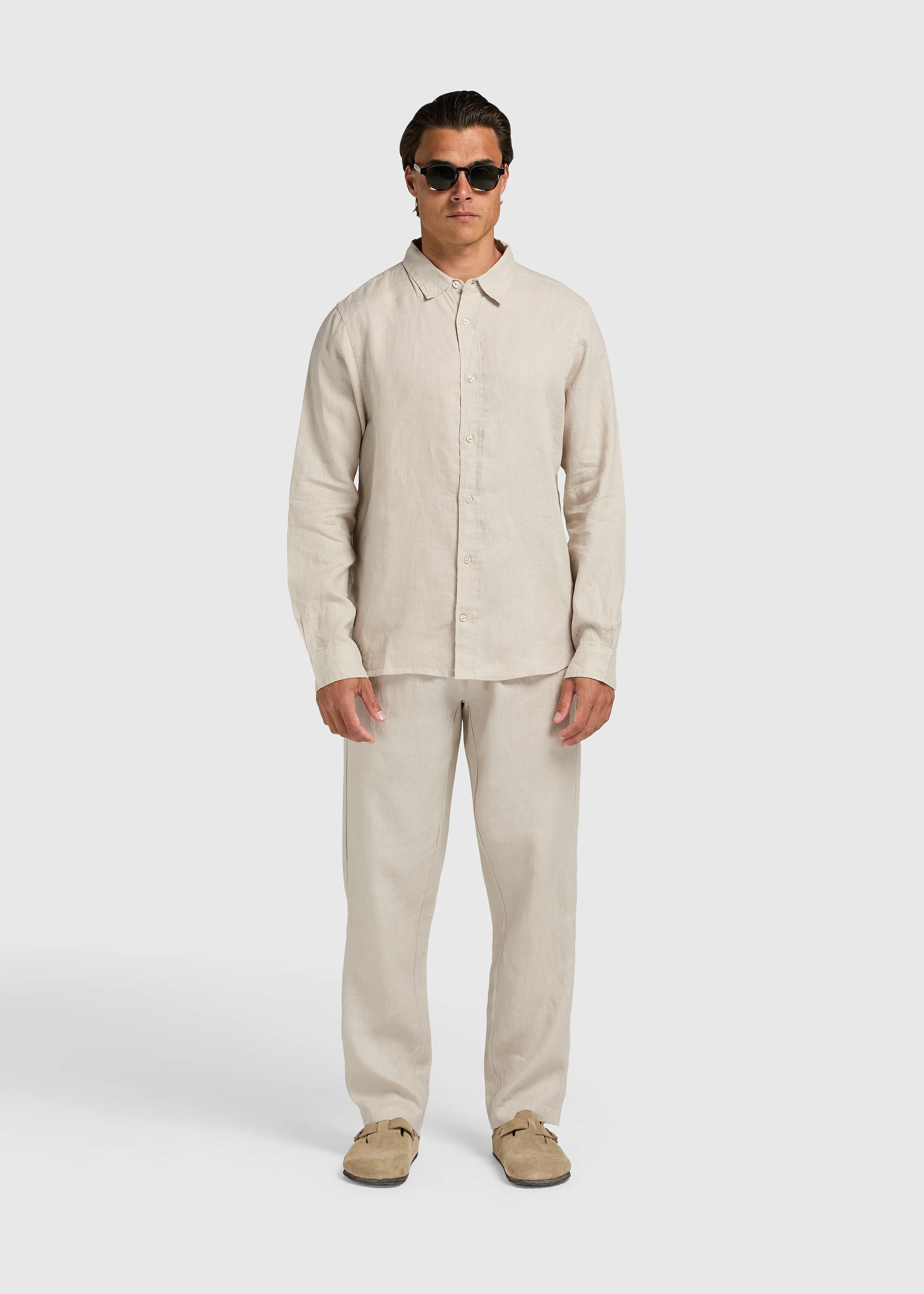 Linen Shirt - Dove - Image 5