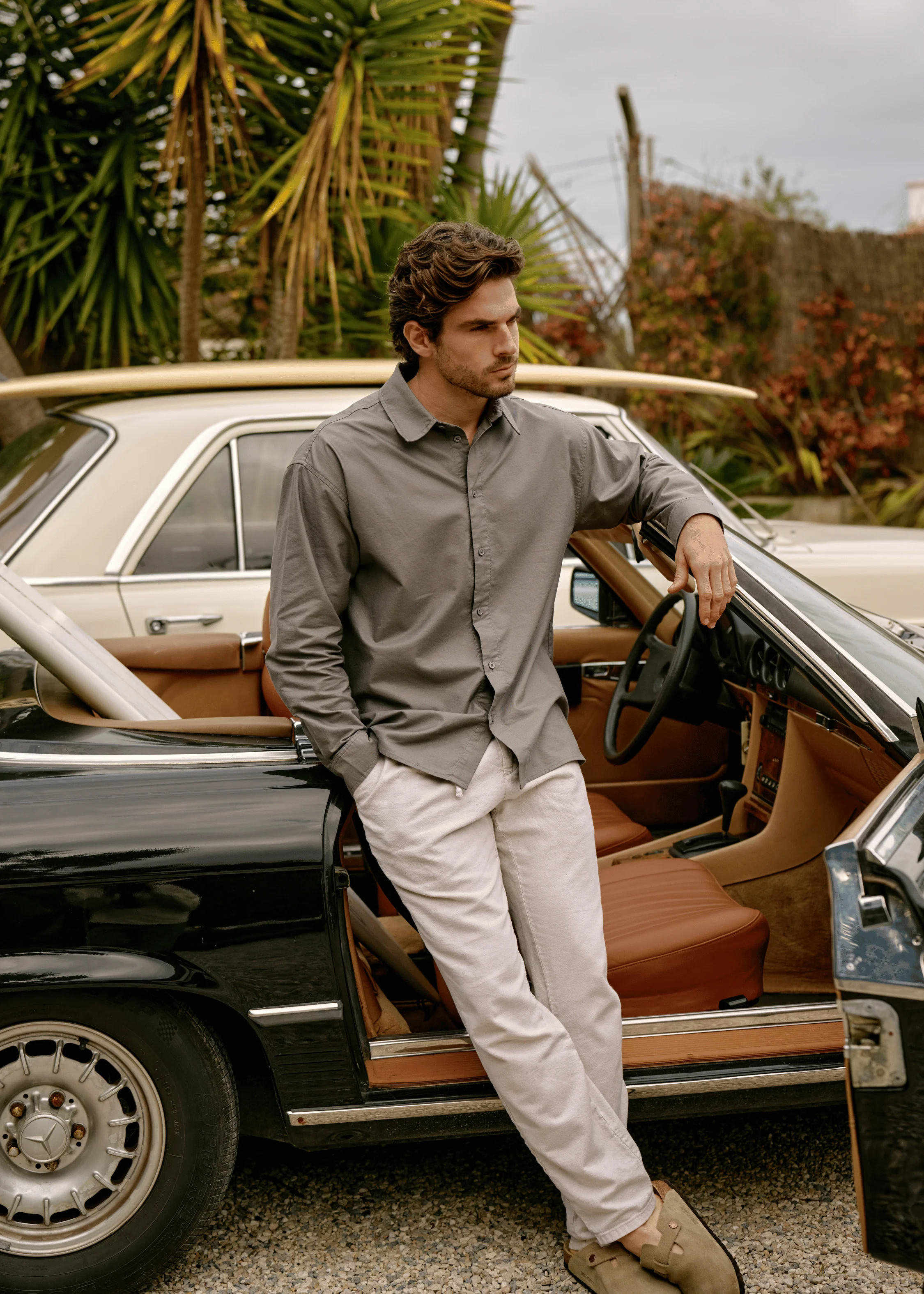Oxford Shirt - Stone Green - Image 3