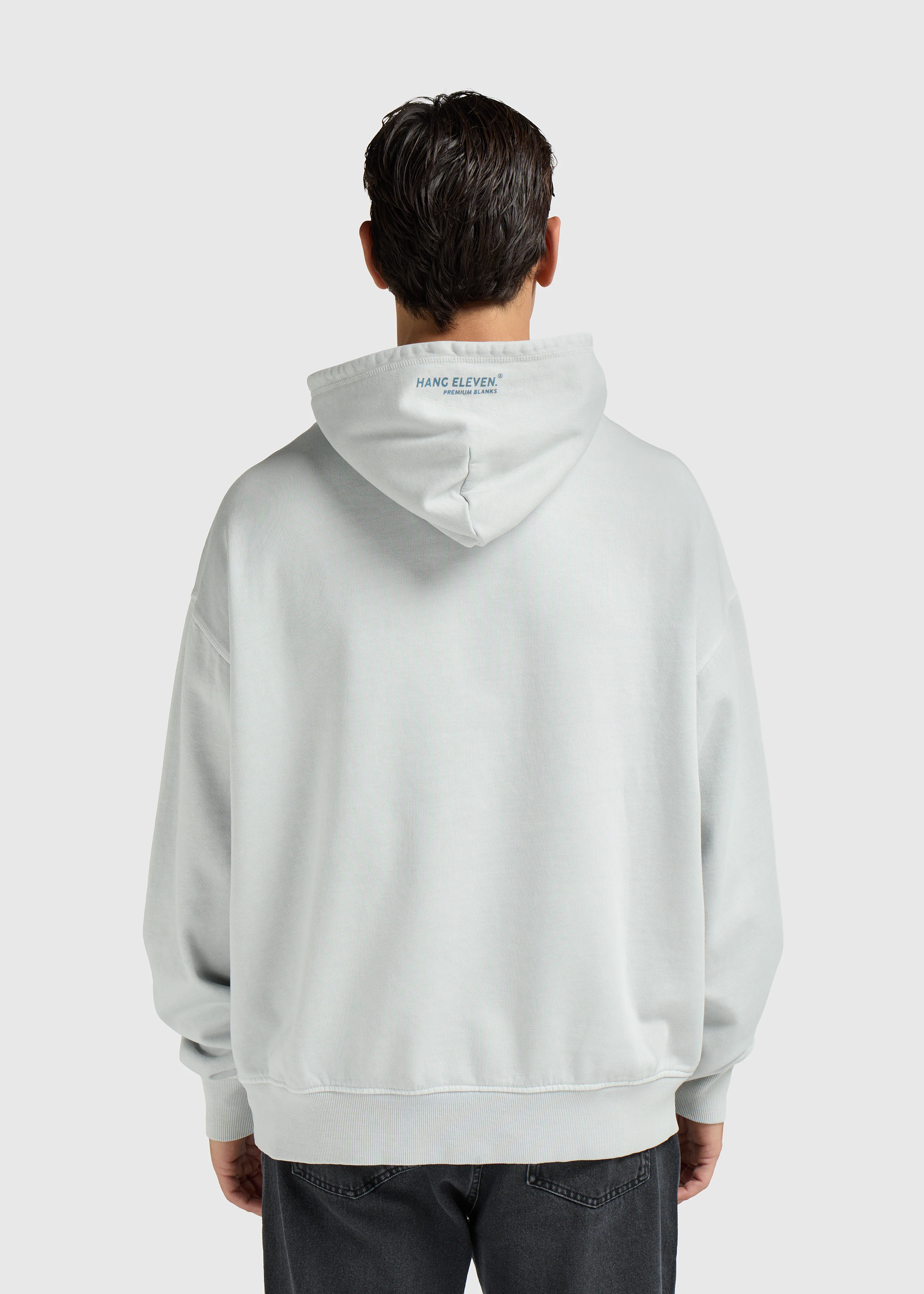 Premium Blanks Hoodie - Washed Blue - Image 2