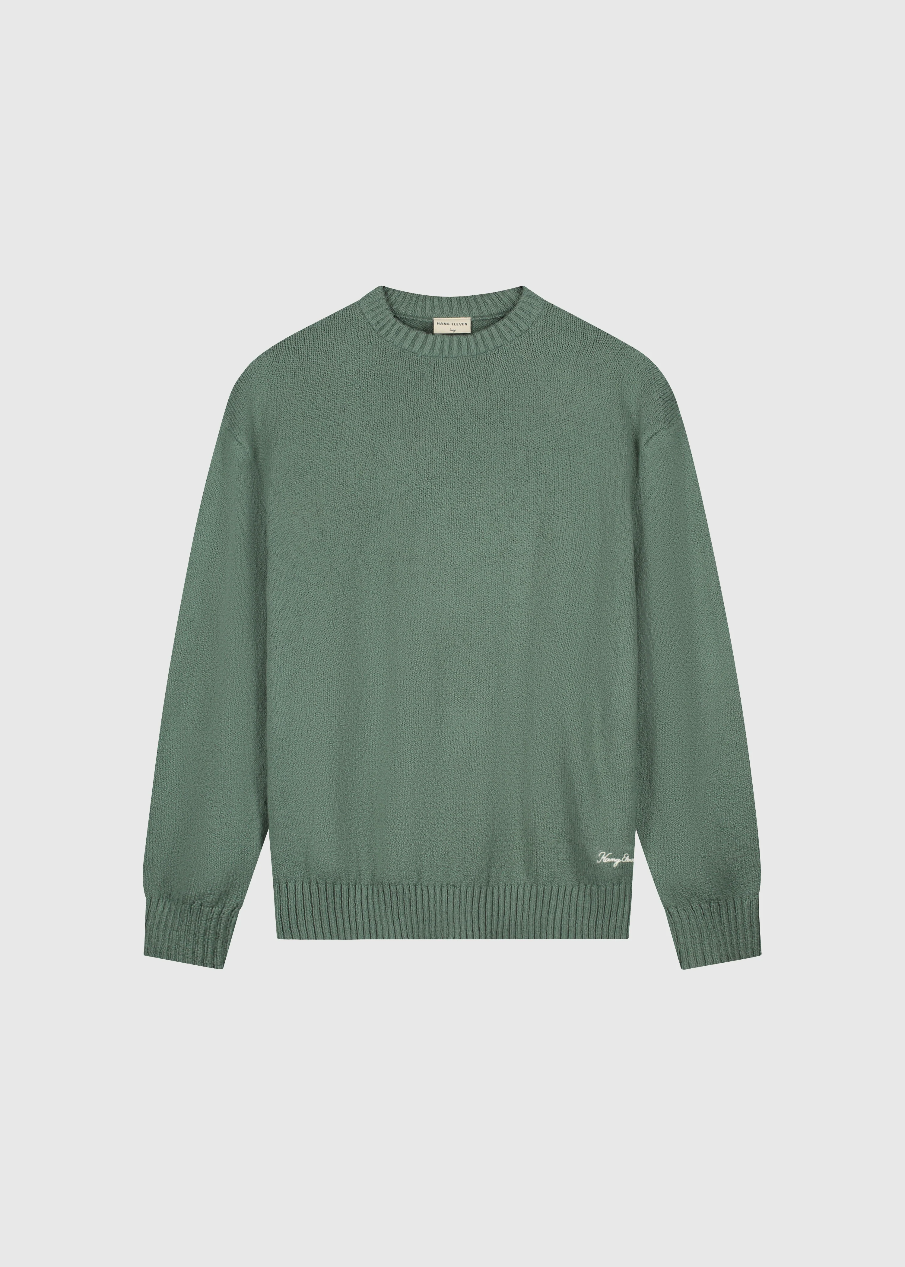 Premium Knit Crewneck - Slate Green - Image 5