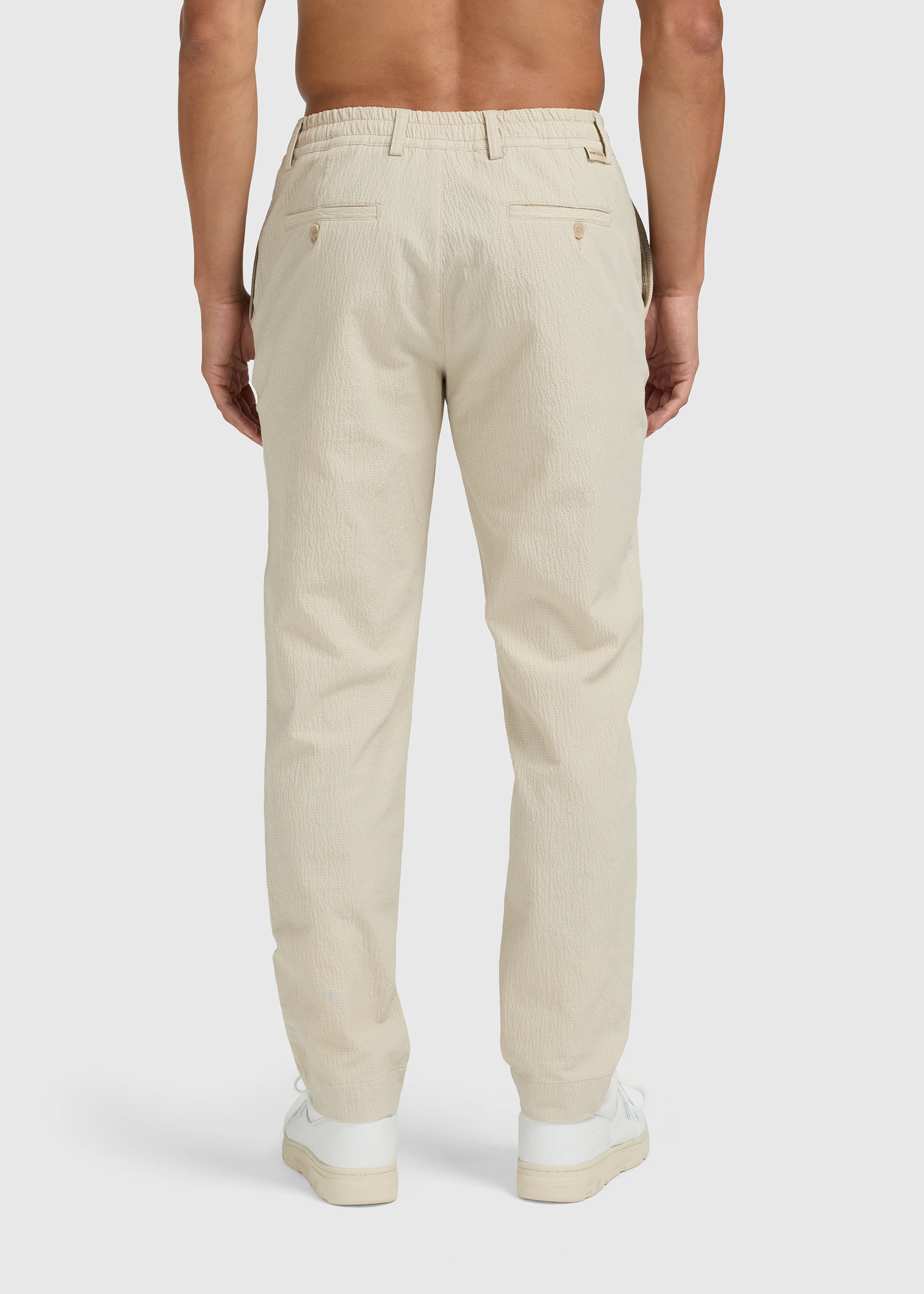 The Seersucker Trouser - Sand - Image 3