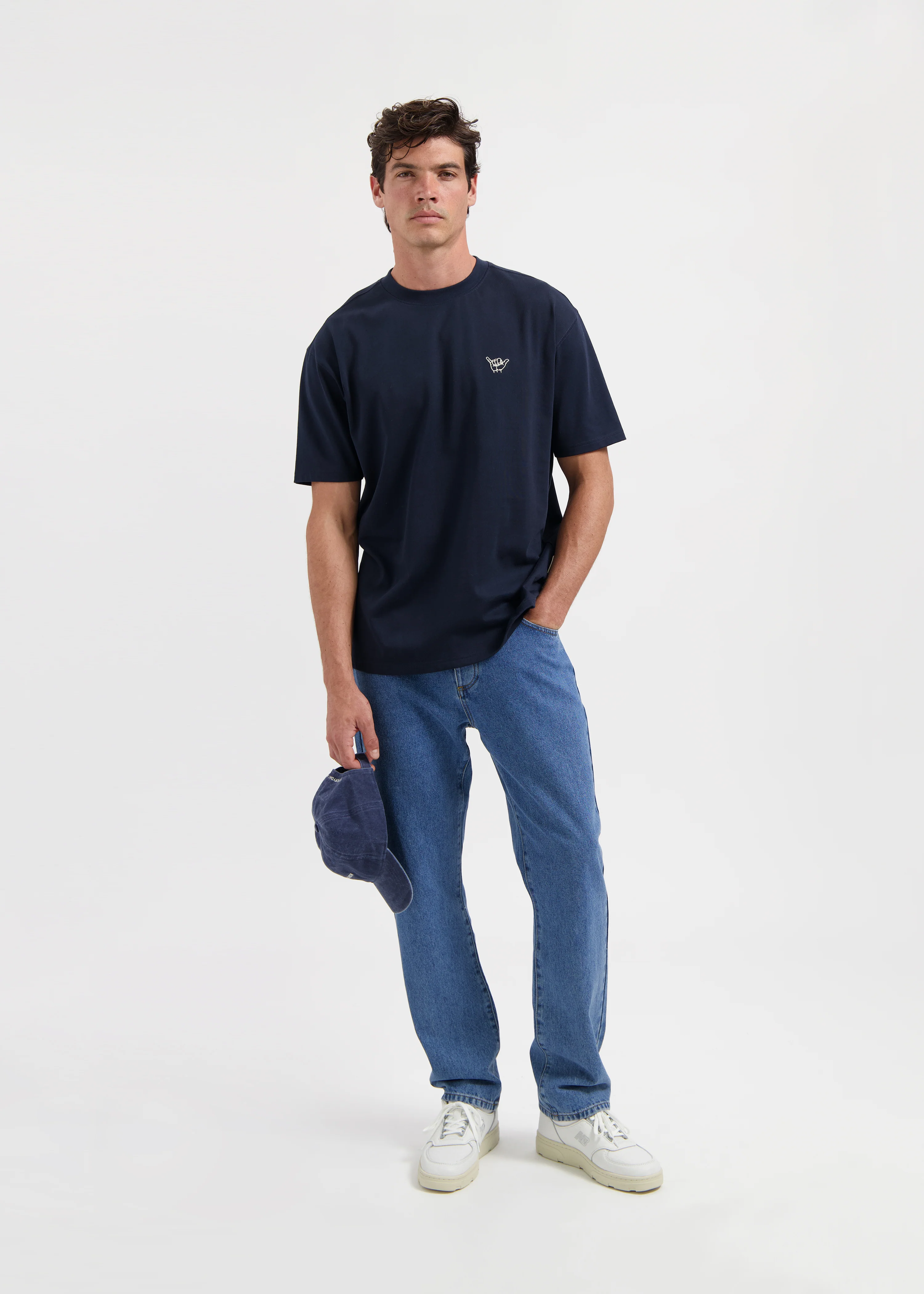 Shaka Tee - Navy Blue - Image 5