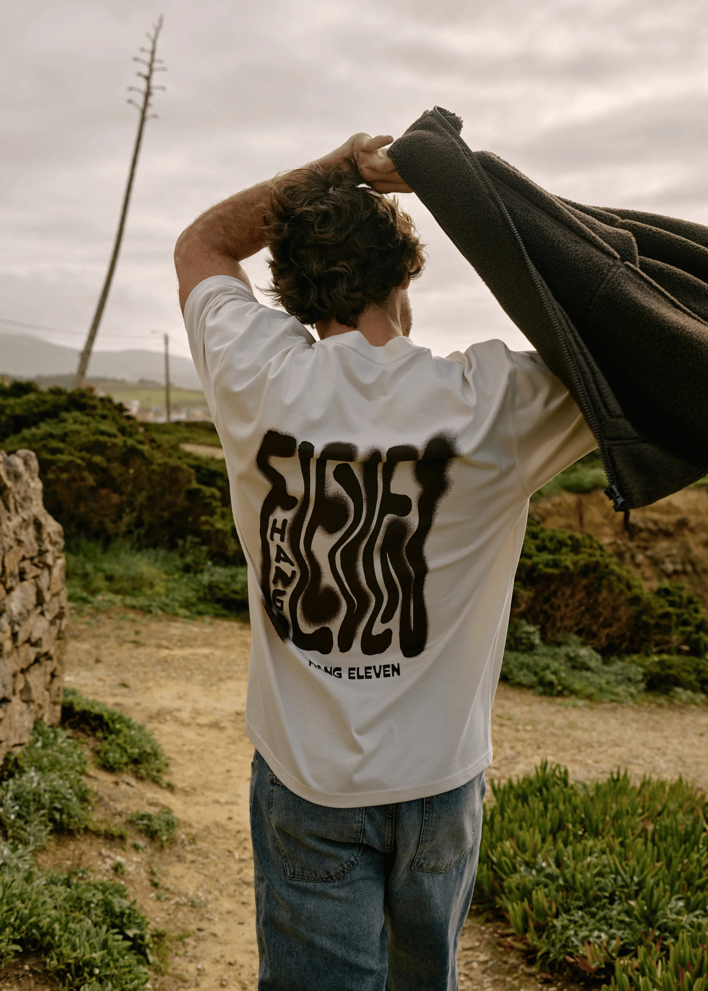 Spray Tee - Off White - Image 5