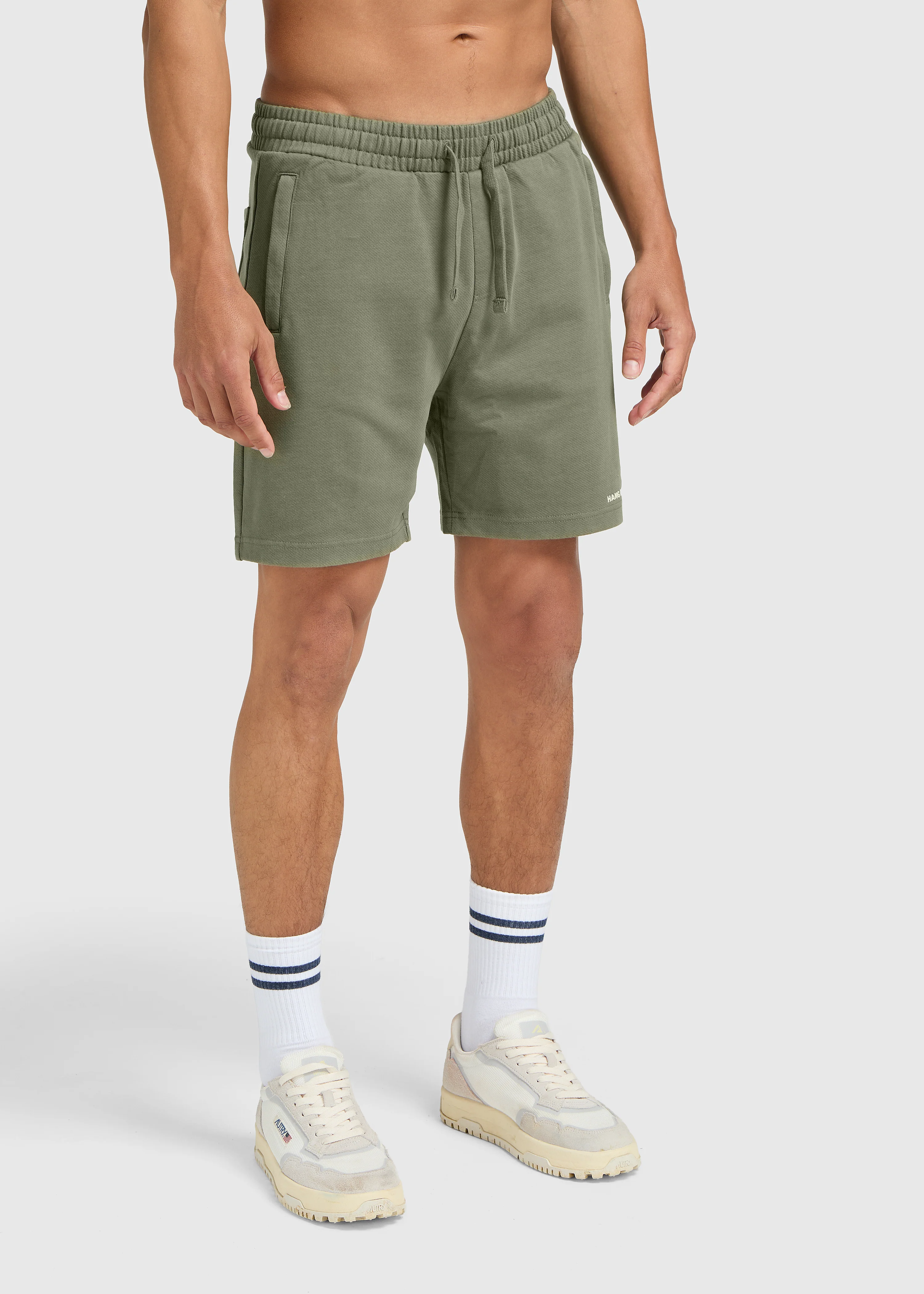 Essential Sweat Short - Olive Green - Image 2