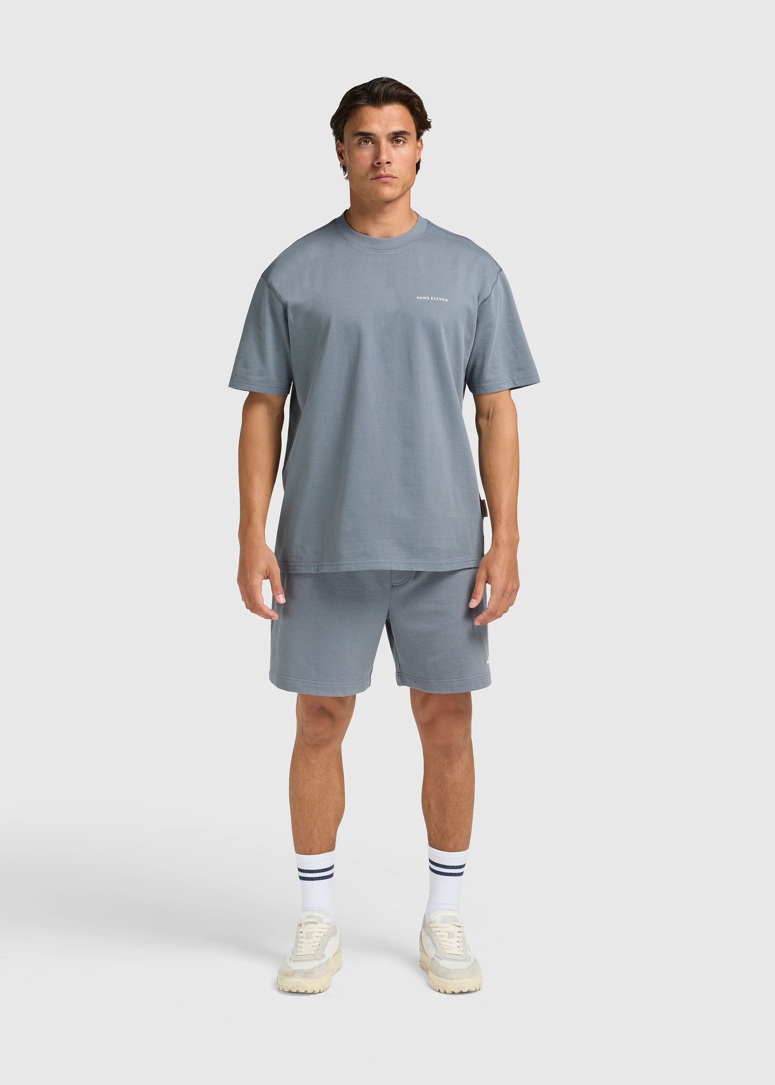 Essential Sweat Short - Stone Grey - Image 8