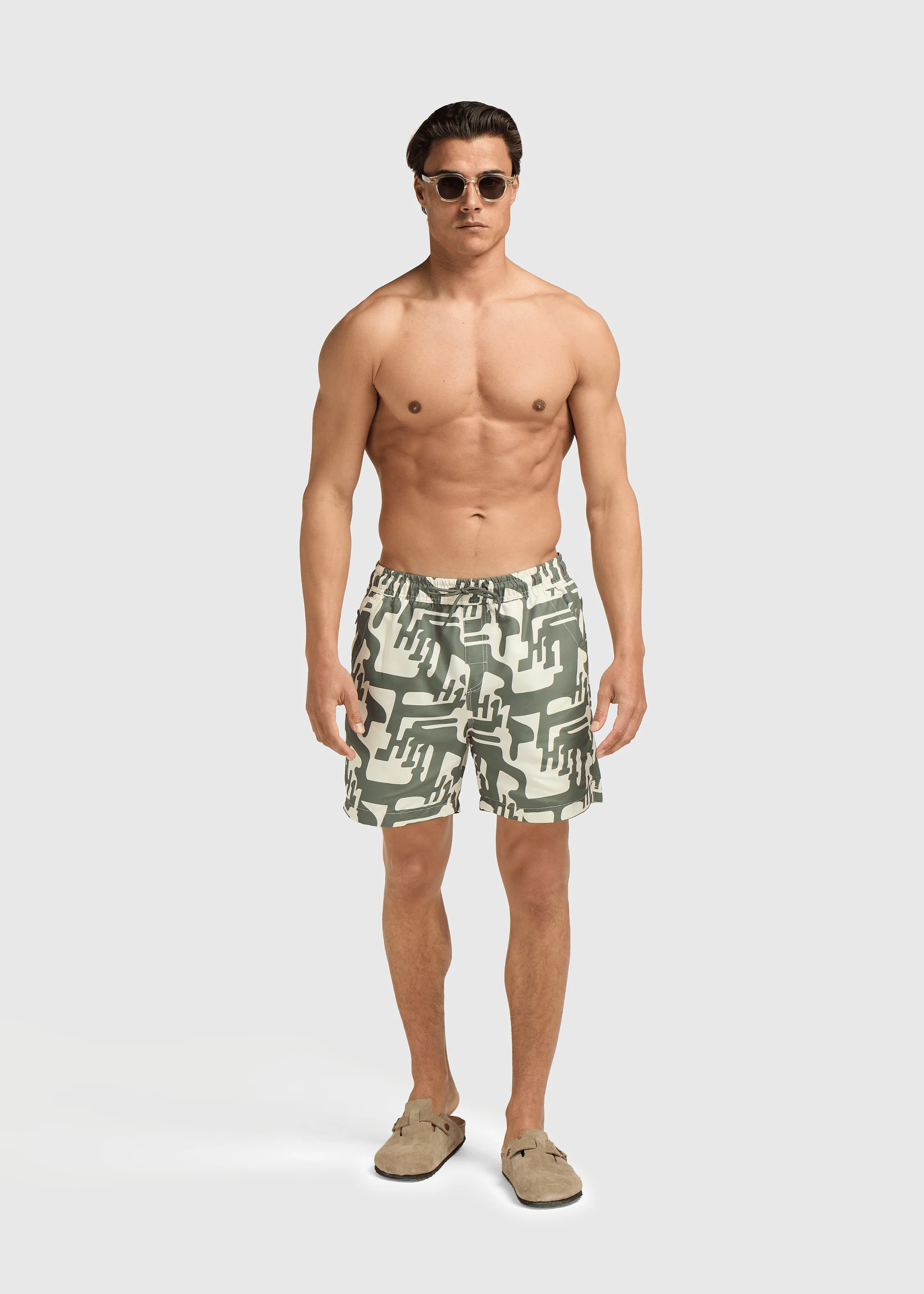 H11 Swim short - Olive green - Image 9