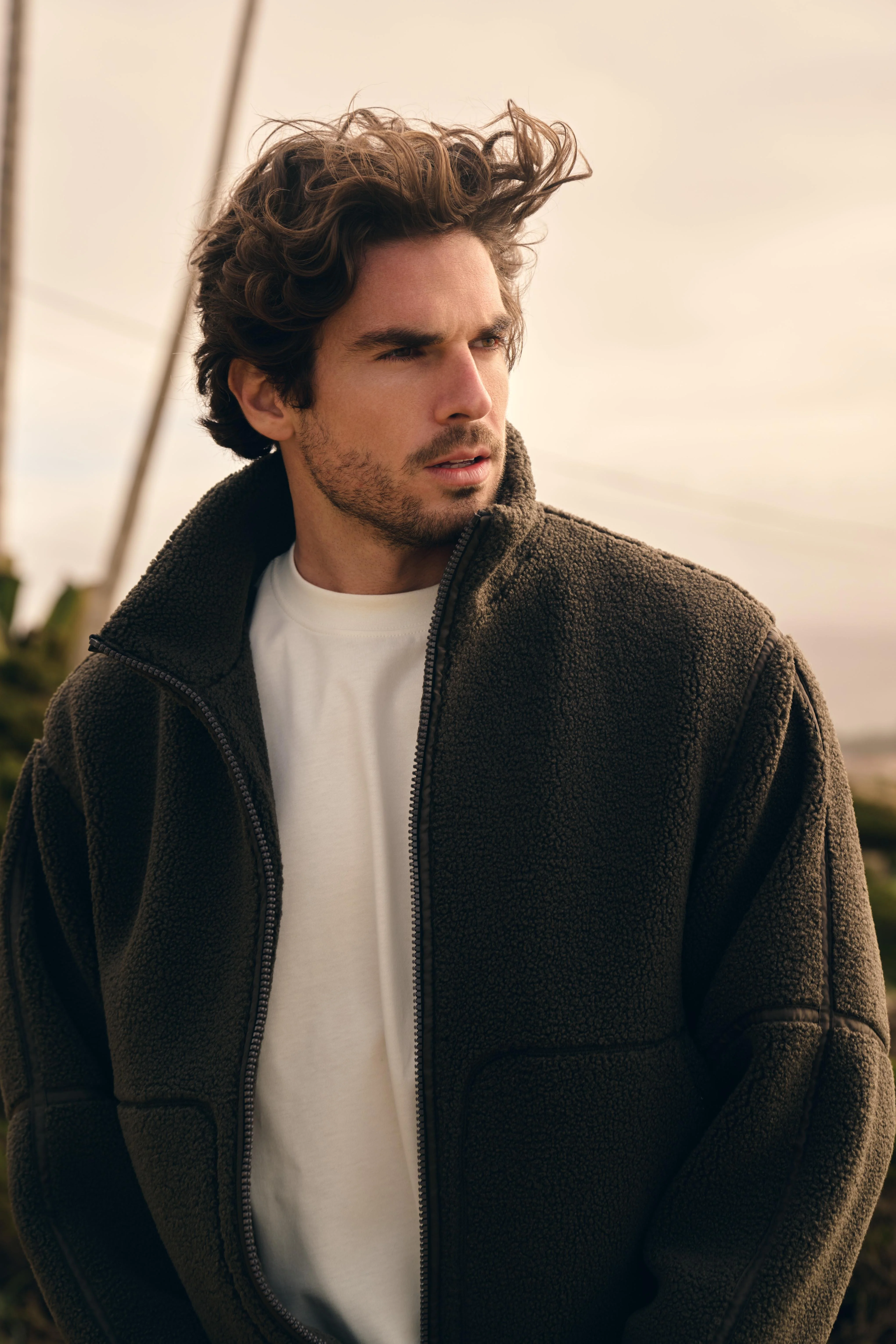 Teddy Tape Jacket - Espresso - Image 6