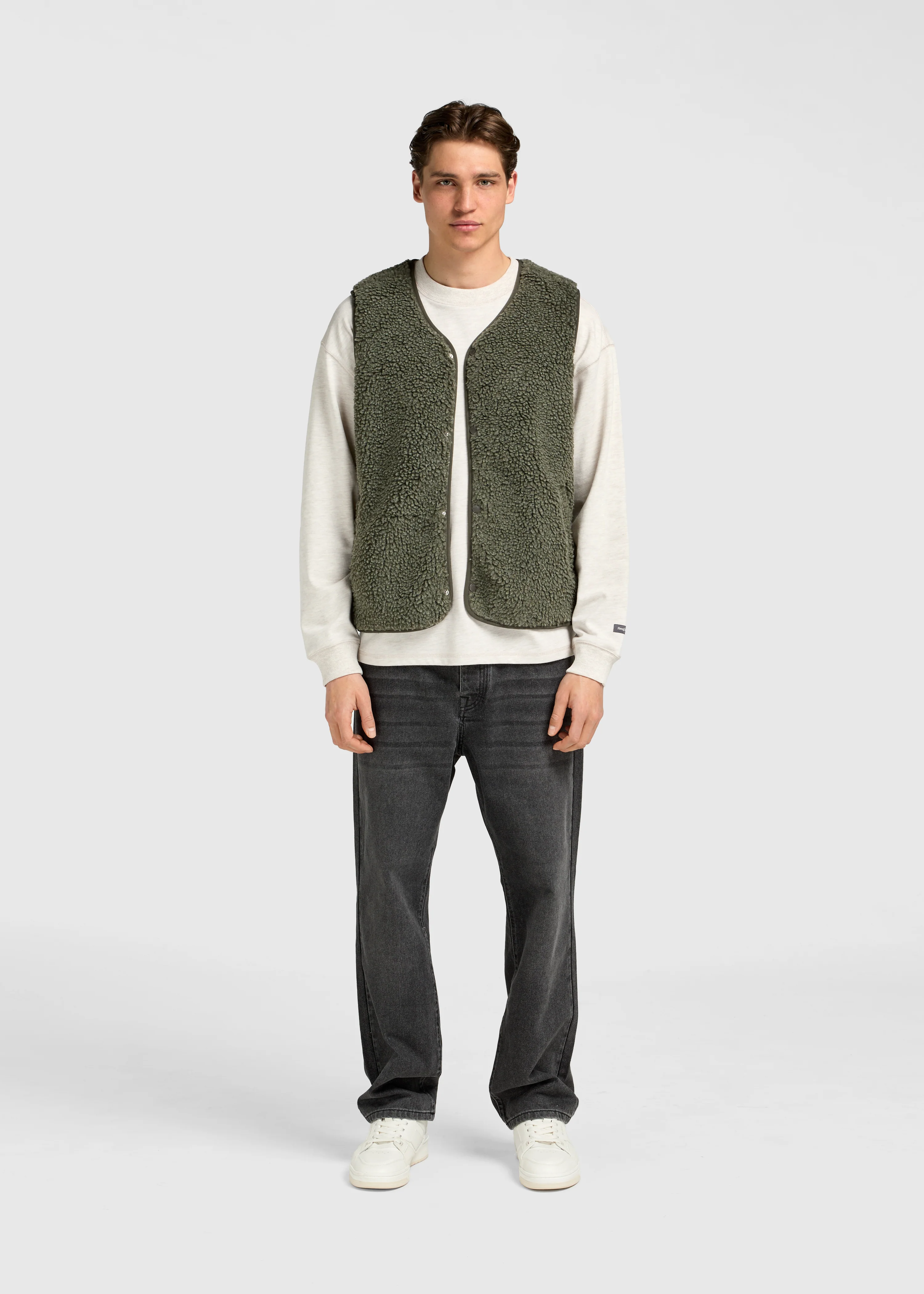 Premium Teddy Vest - Green - Image 5