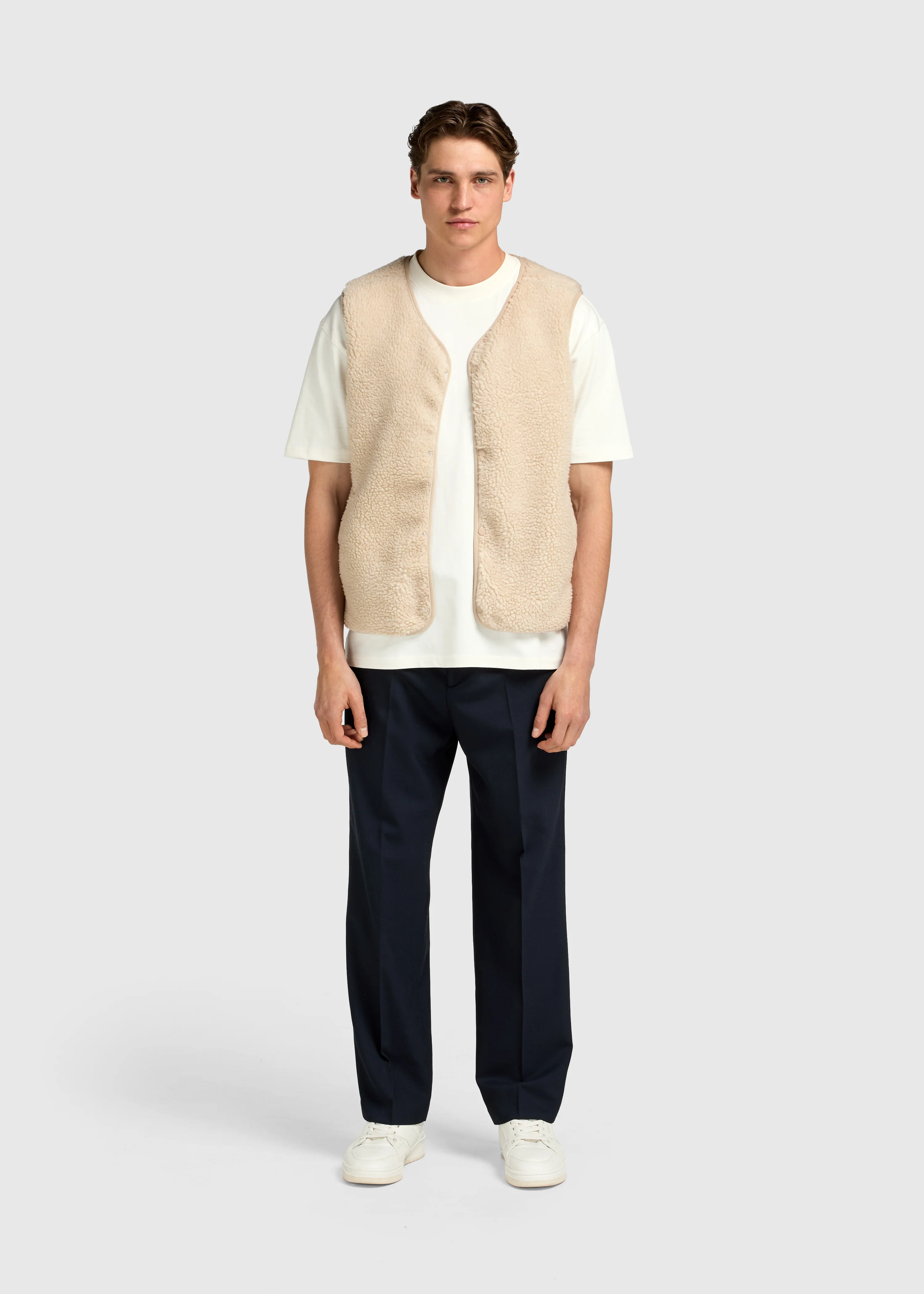 Premium Teddy Vest - Sand - Image 4