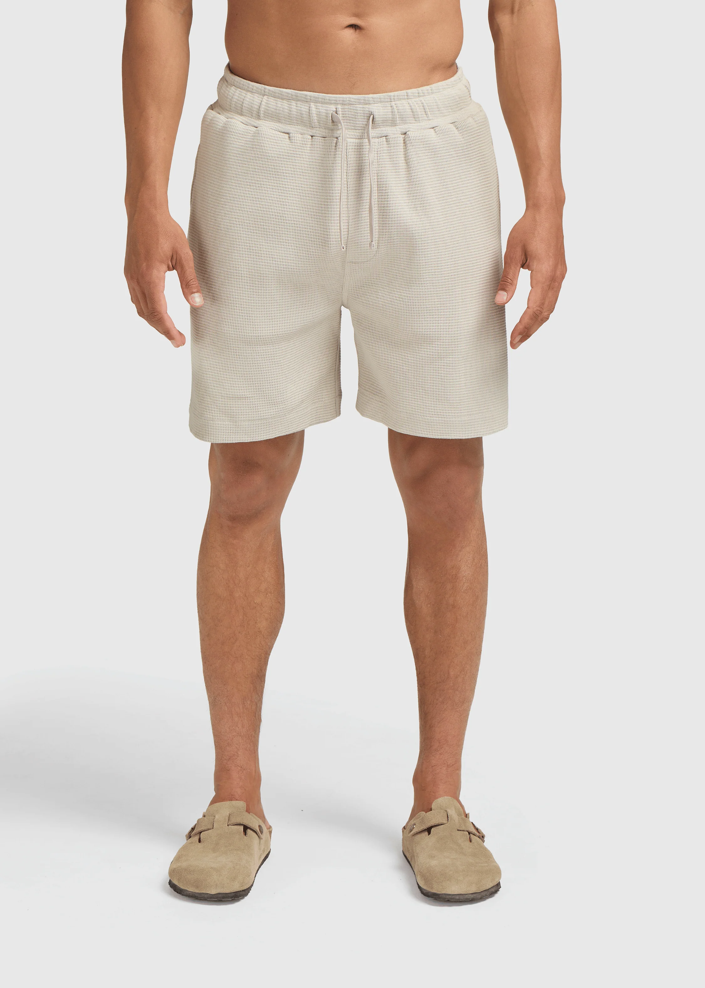 Relaxed Waffle Short- Sand - Image 4