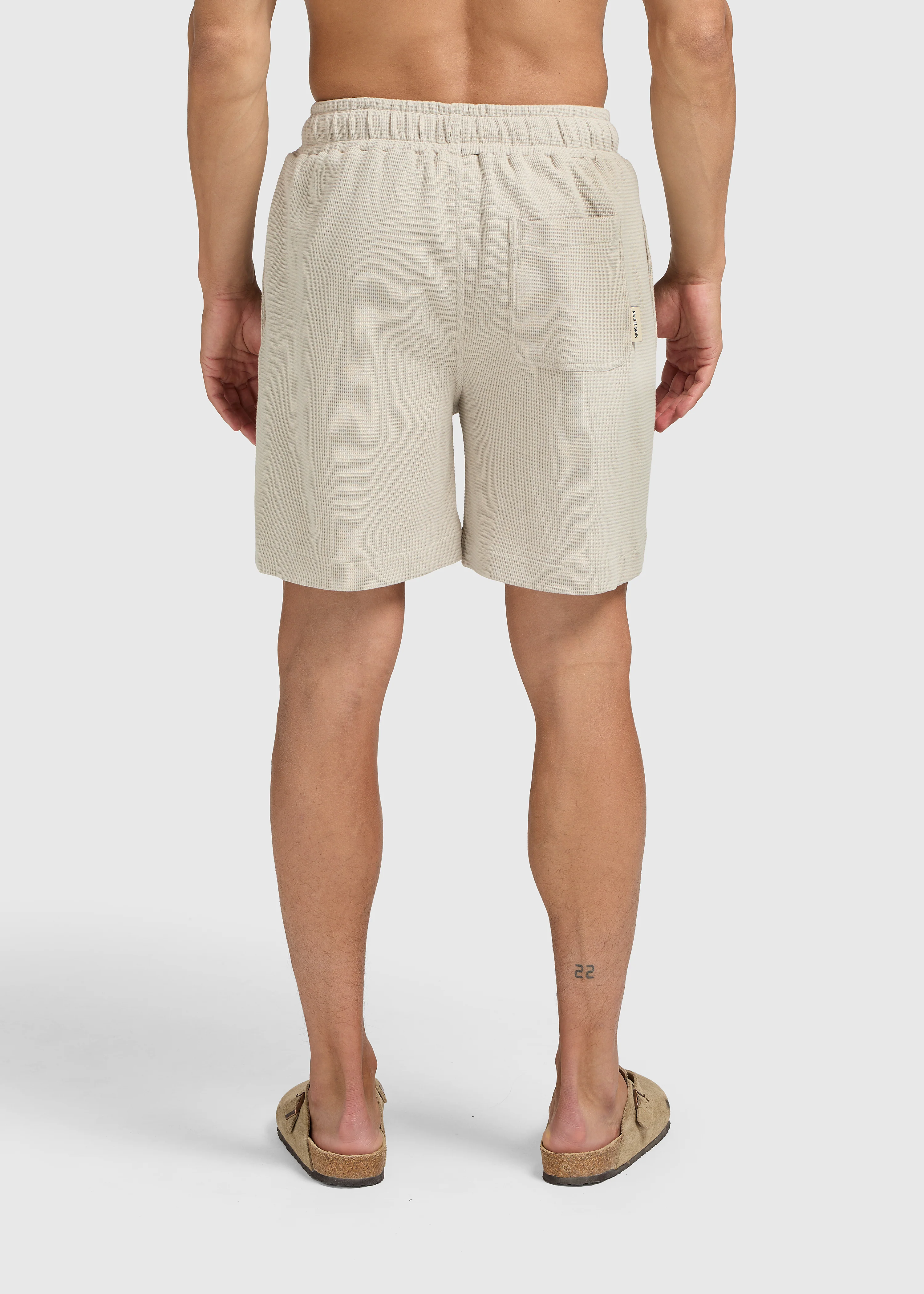 Relaxed Waffle Short- Sand - Image 5
