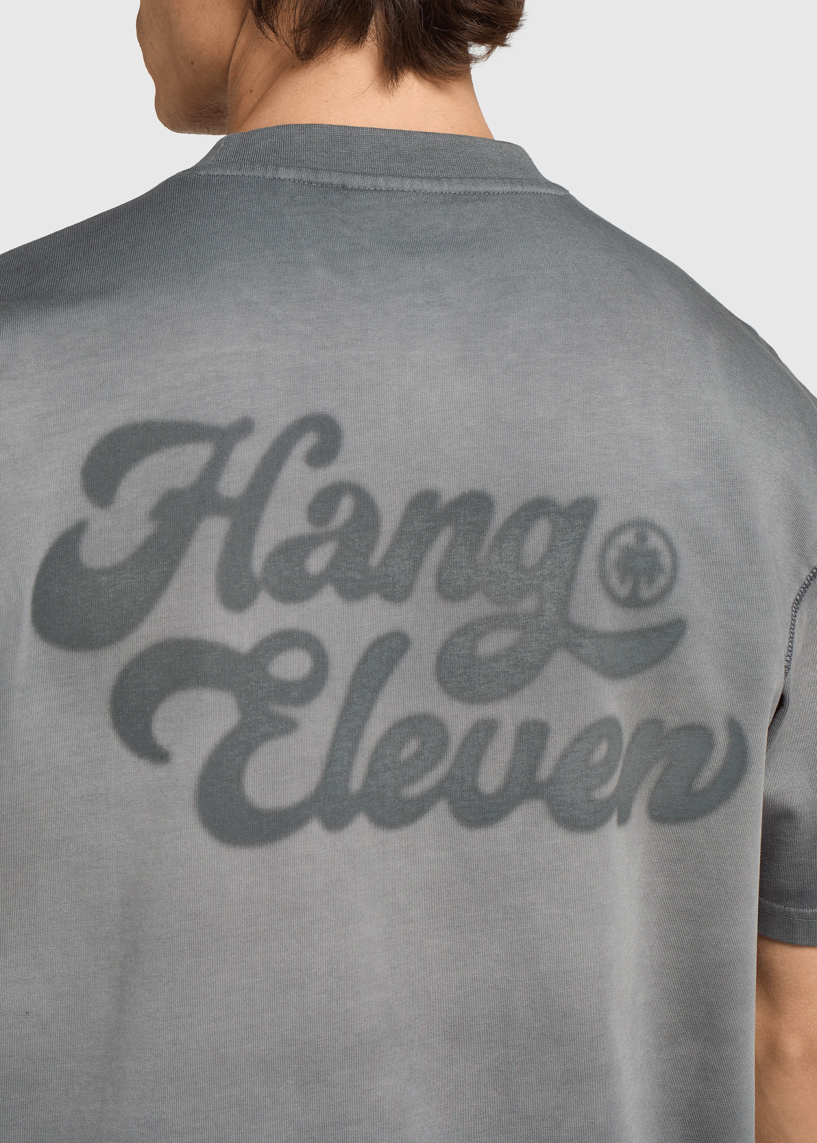 Washed Brand Tee - Anthracite - Image 3