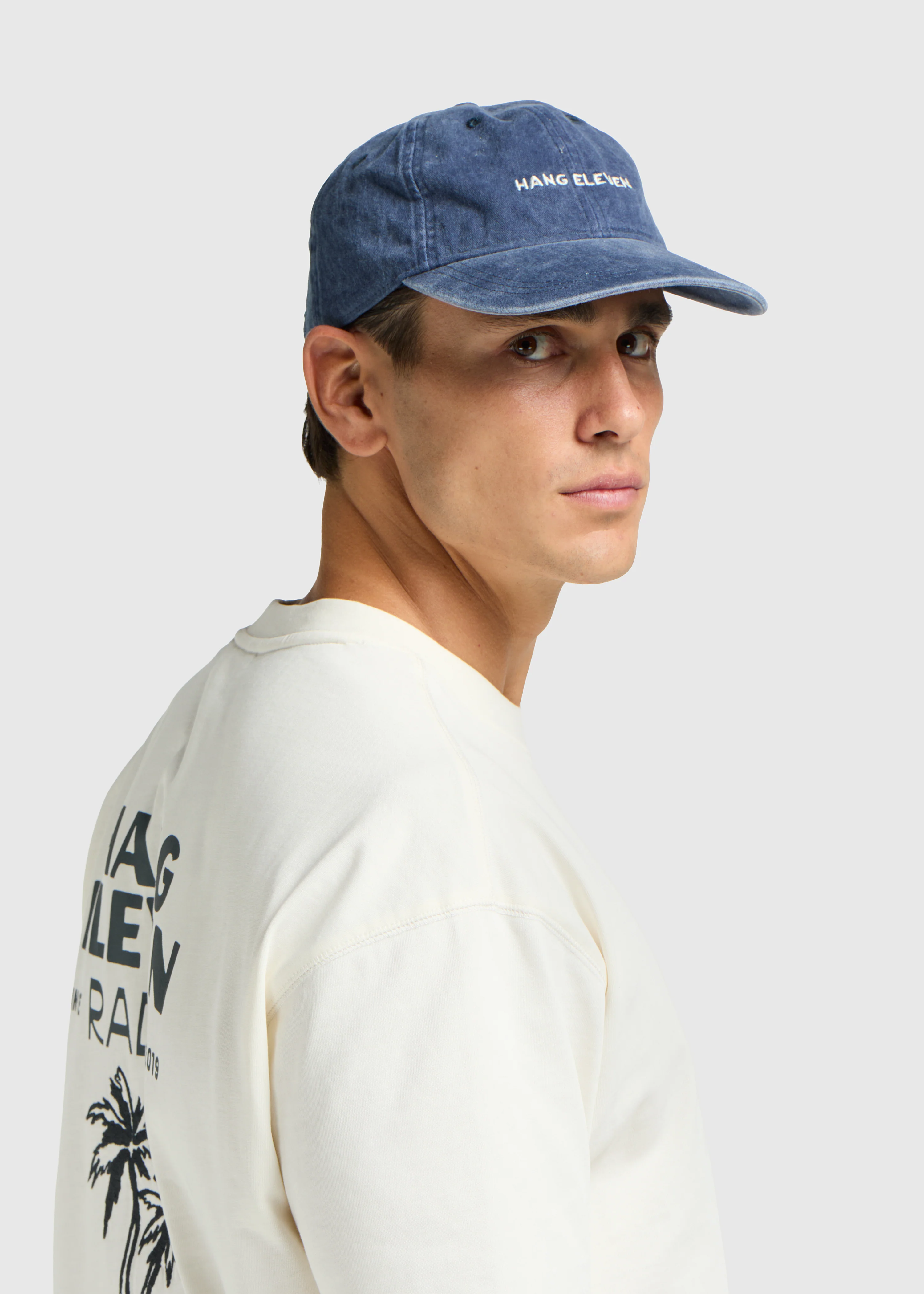 Washed Cap - Navy Blue - Image 3