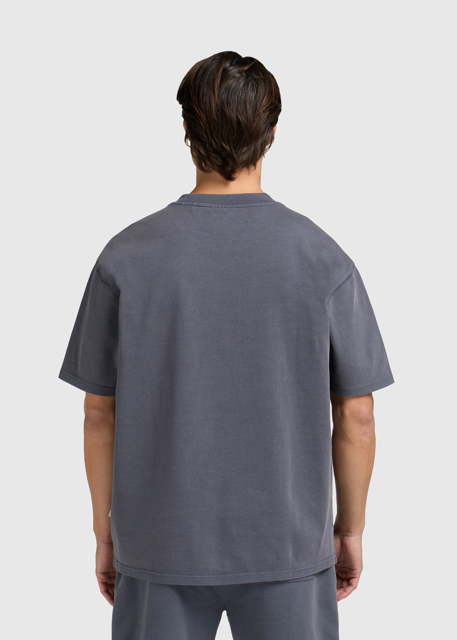 Washed Essential Tee - Slate Blue - Image 2
