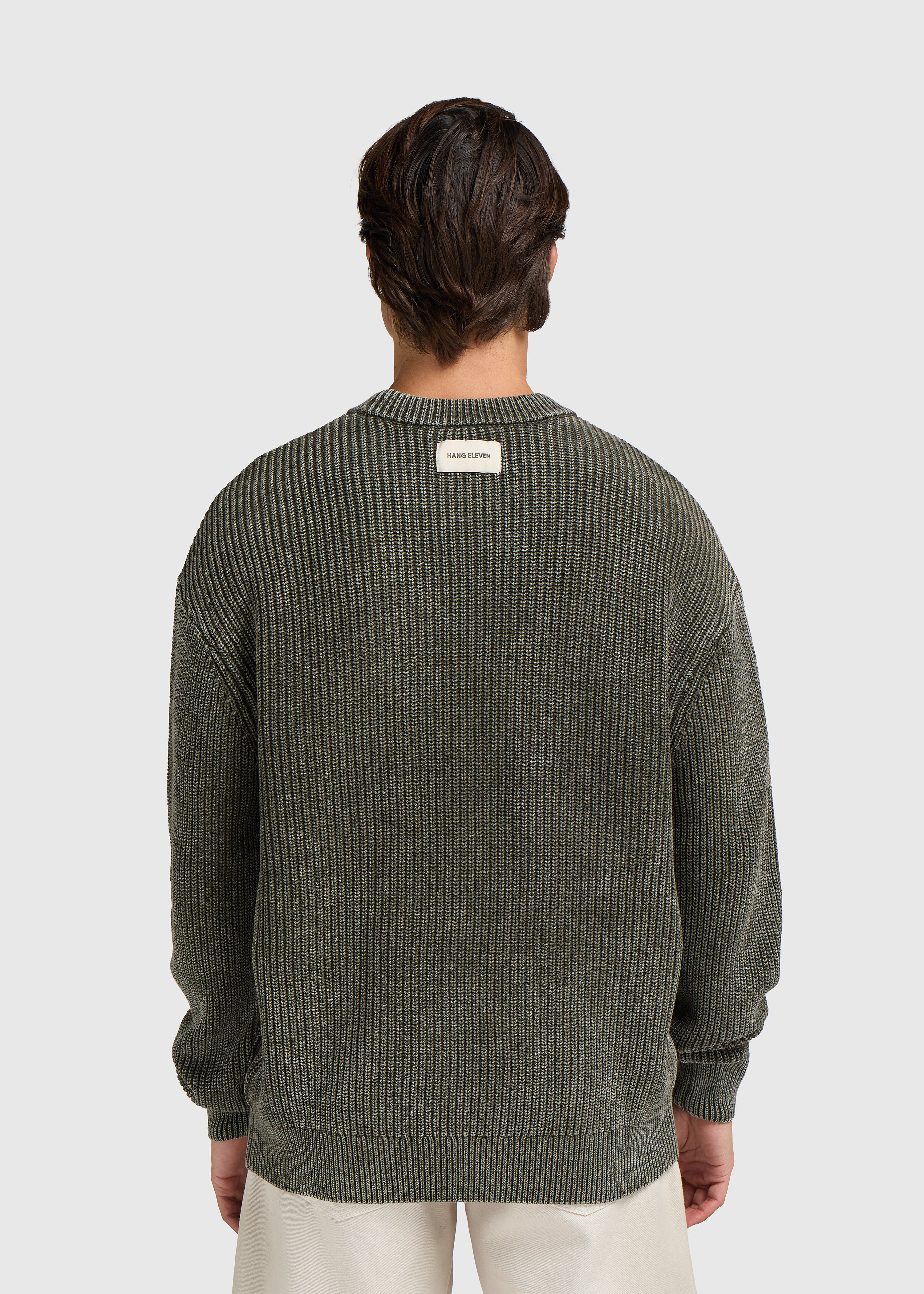 Washed Knit Crewneck - Chimera Green - Image 3