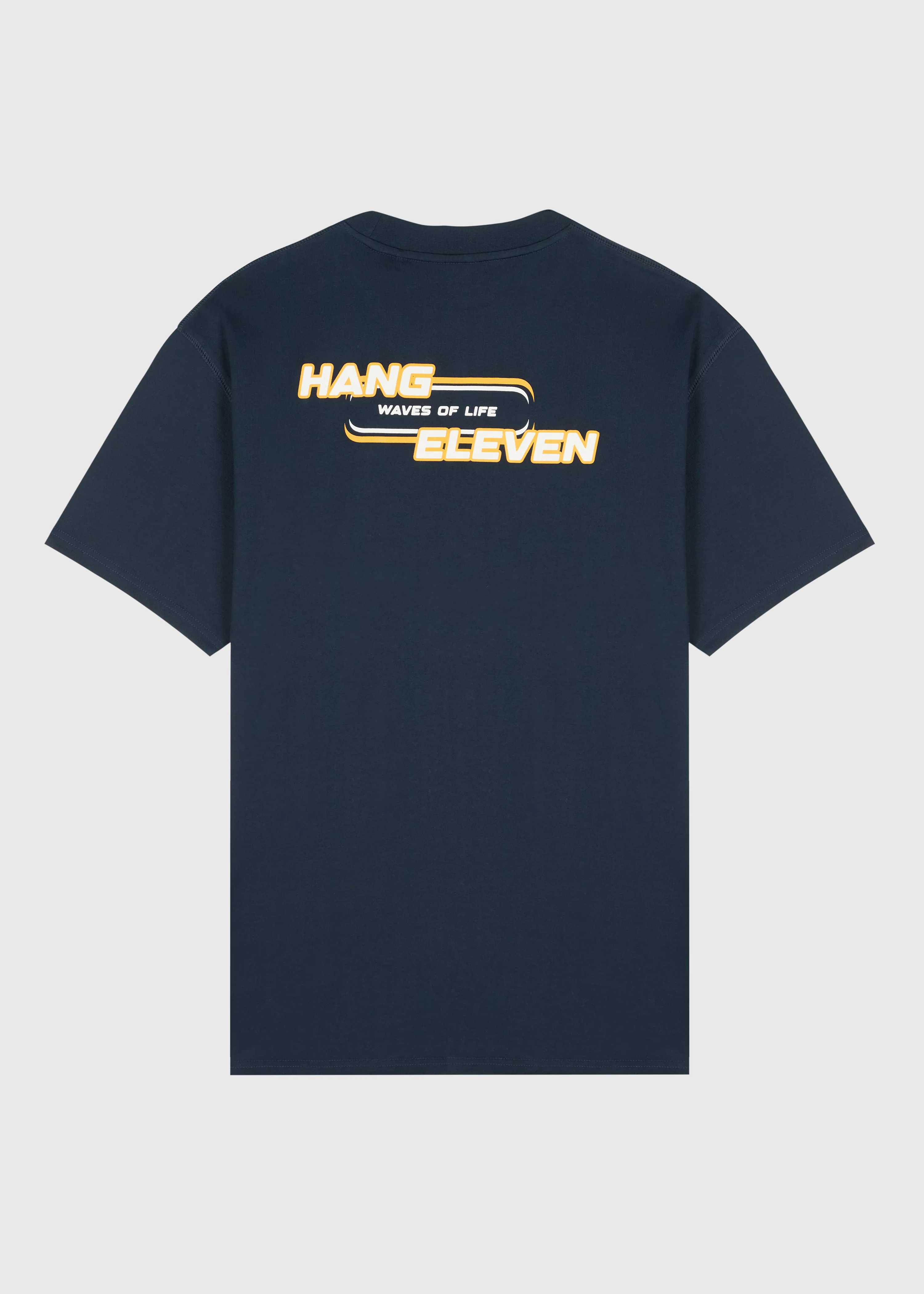 Waves Of Life Tee - Navy Blue - Image 3